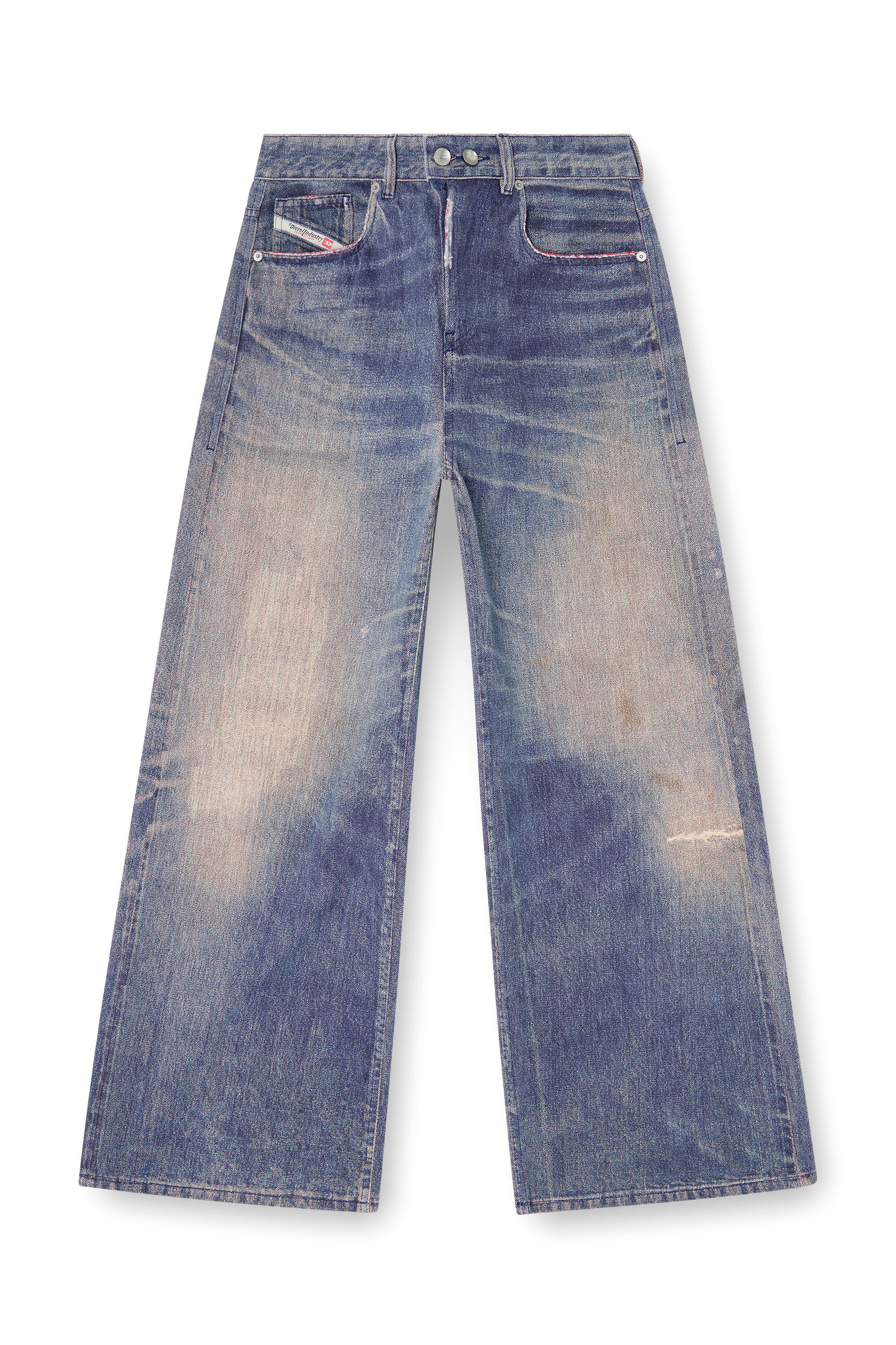 Diesel - Woman's Relaxed Jeans 1996 D-Sire 09P95, Dark Blue - 6