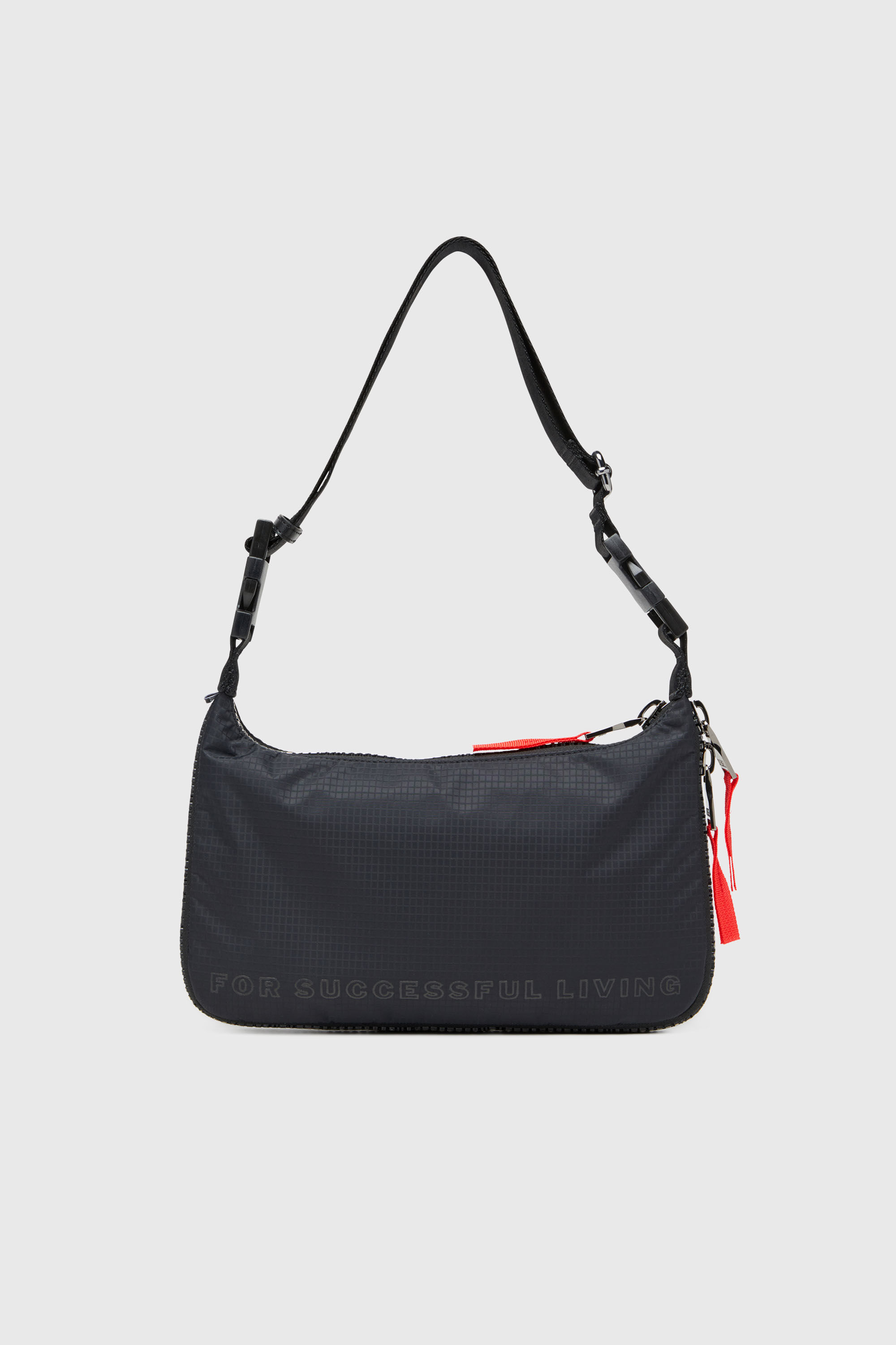 Diesel - ZIP-D CROSSBODY BAG X, Unisex's Zip-D X-Expandable utilitarian shoulder bag in Black - 3
