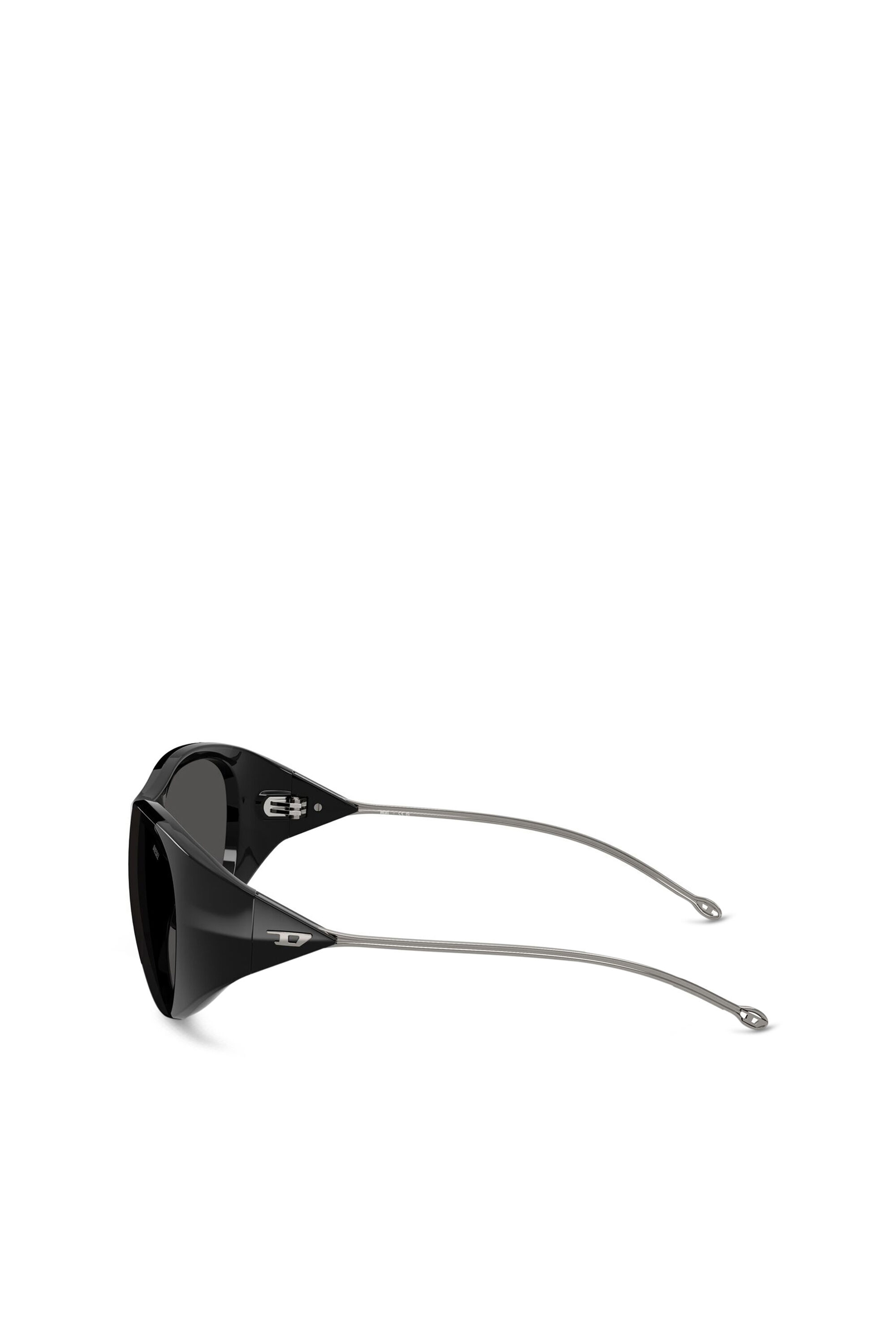 Women's Iconic oval sunglasses | Grey | Diesel {{Country}}