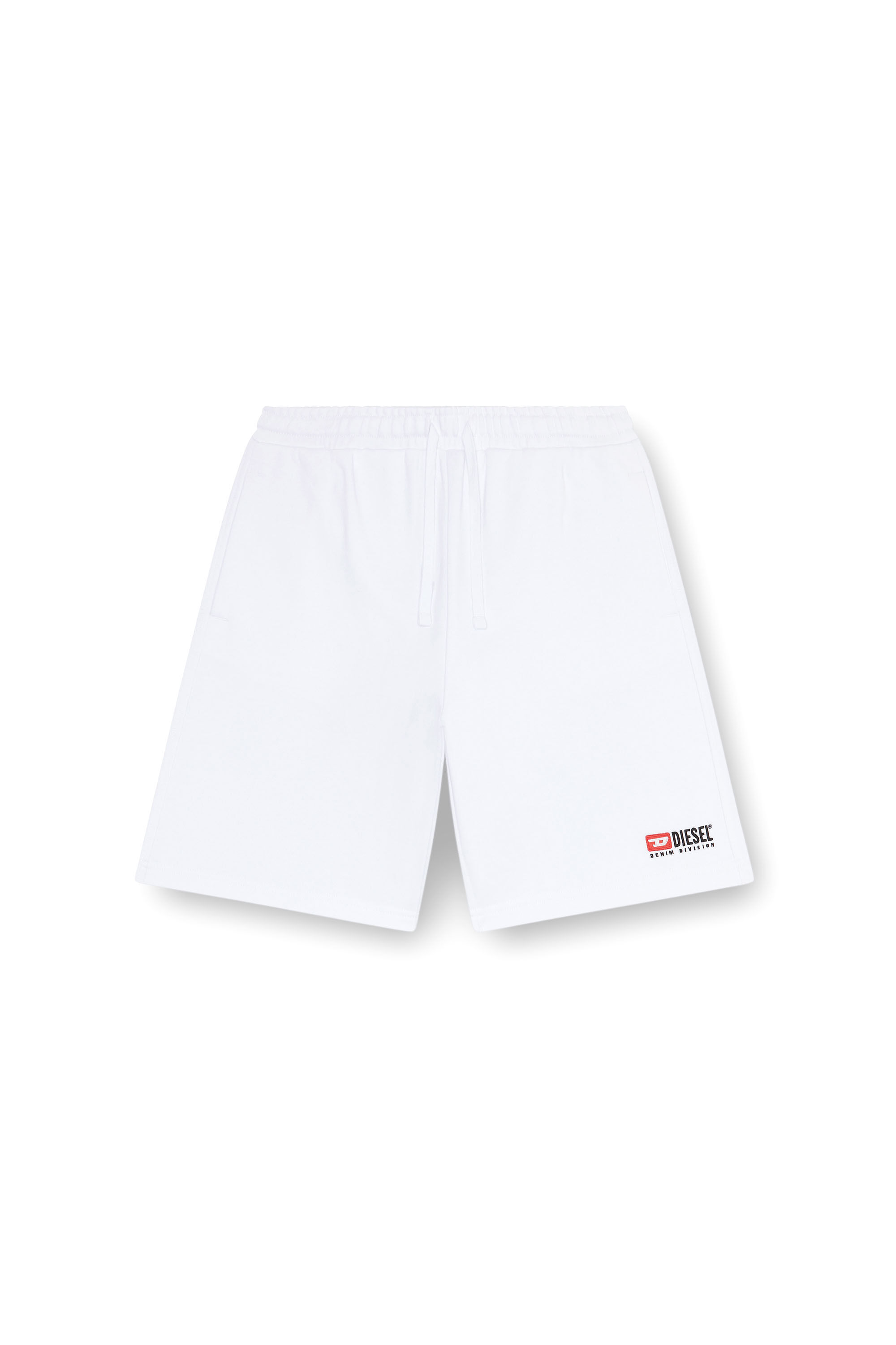 P-CROWN-DIV Man: Sweat shorts with embroidered logo | Diesel