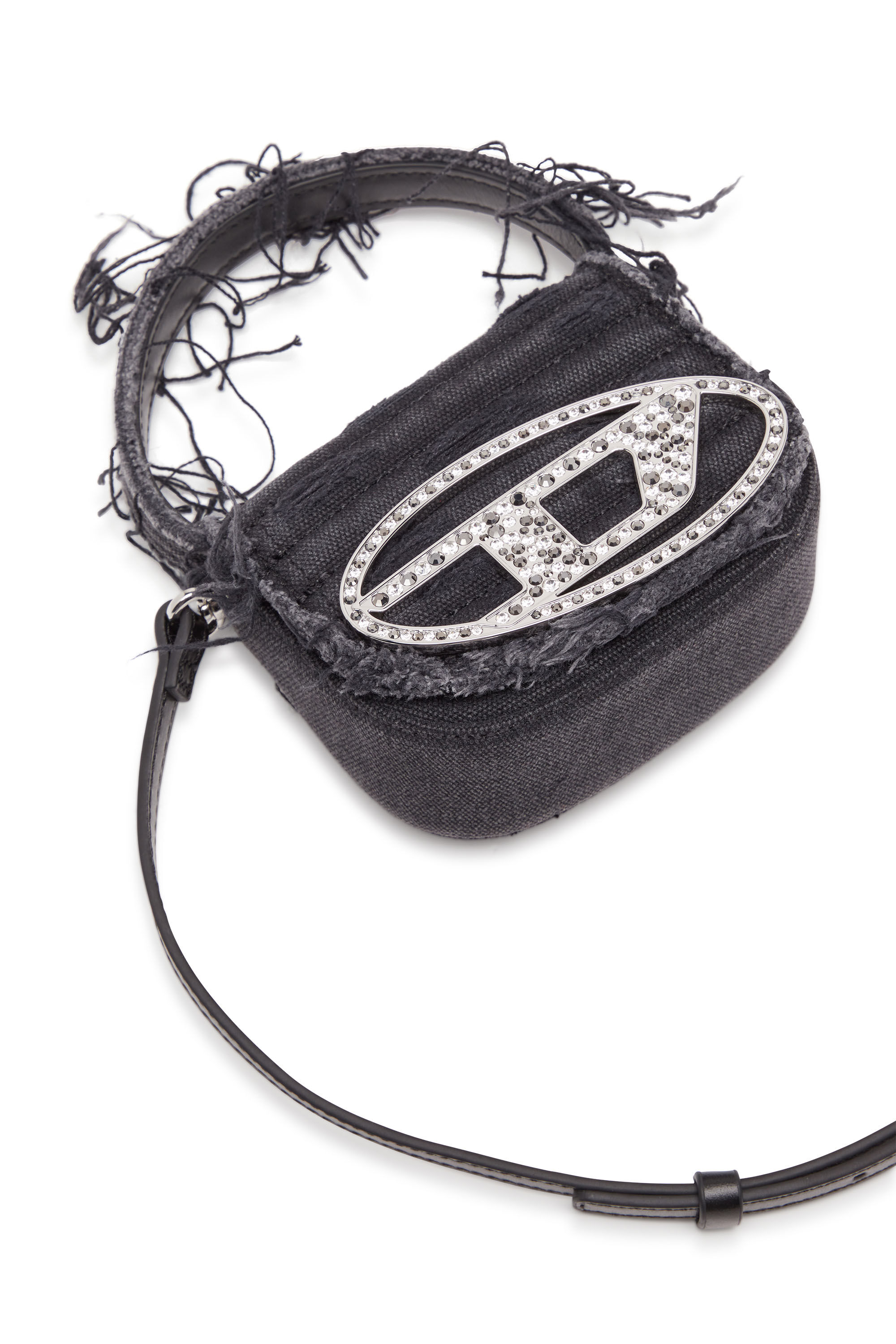 Women's 1DR XS-Iconic mini bag in canvas and leather | Black | Diesel