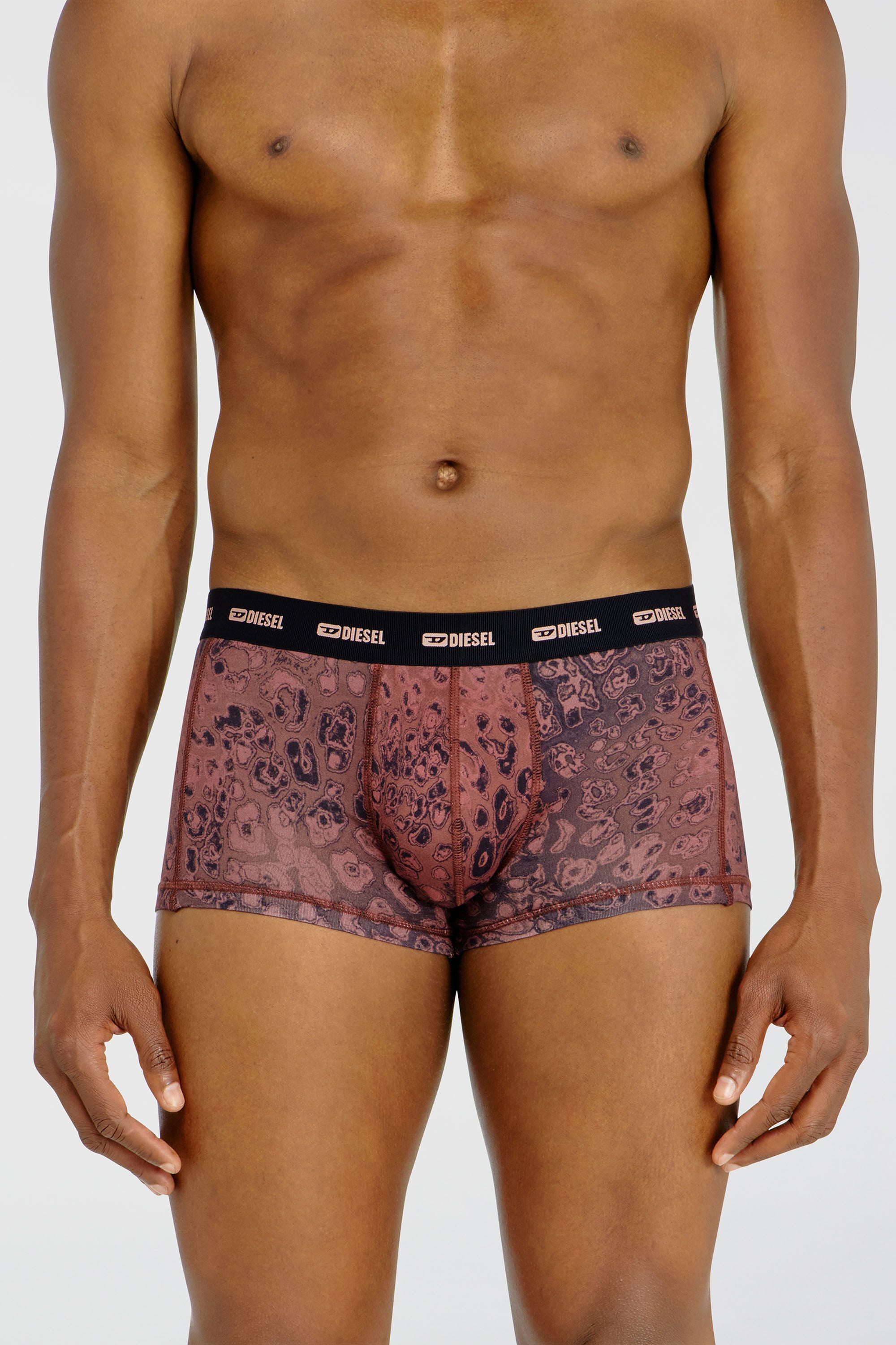 Diesel - DAMIEN-UTLT-3PACK, Man's 3-pack of stretch cotton boxers in Violet - 3