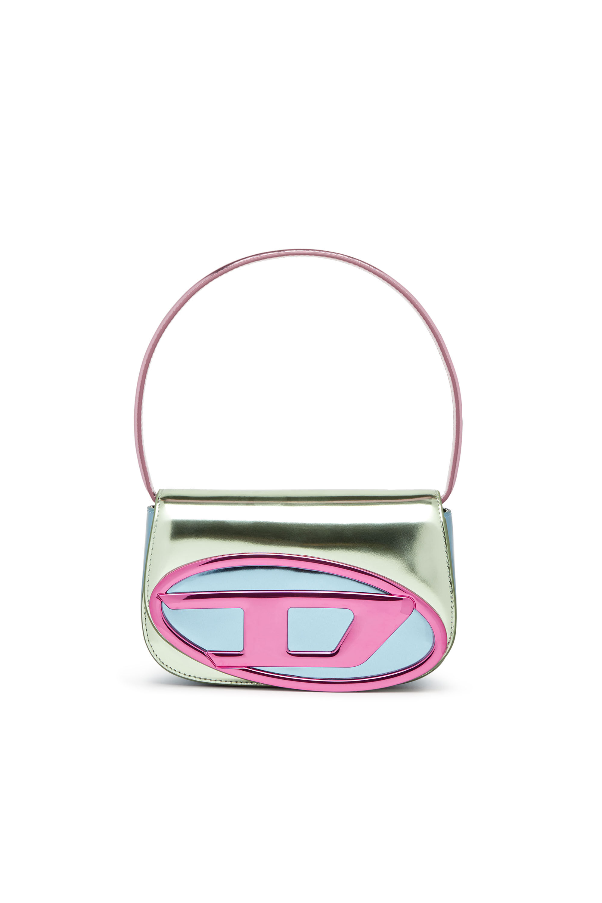 Women's 1DR-Iconic shoulder bag in mirror leather | Multicolor