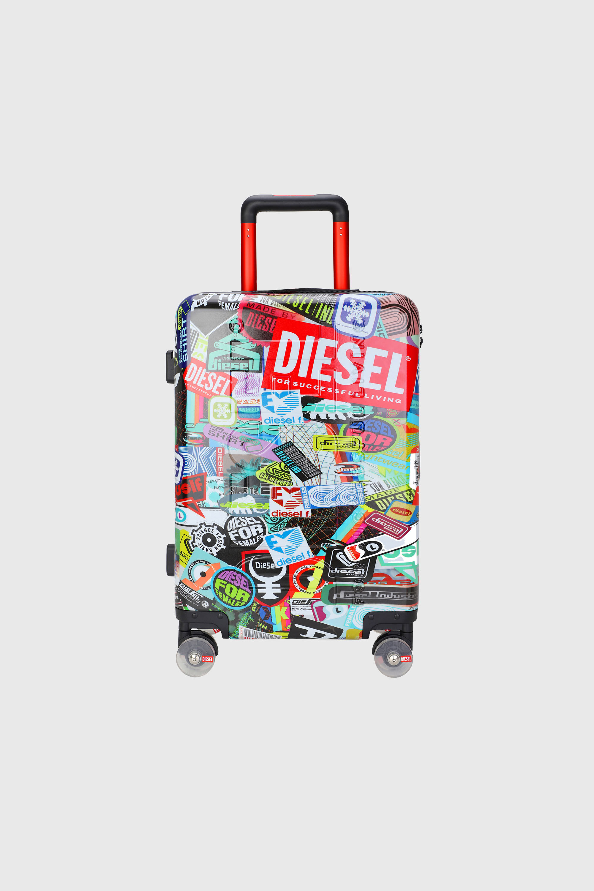 Diesel - DIESEL PC PRINTED TROLLEY-STICKERS- DSL0, Unisex's Sticker style suitcase size S in Multicolor - 2