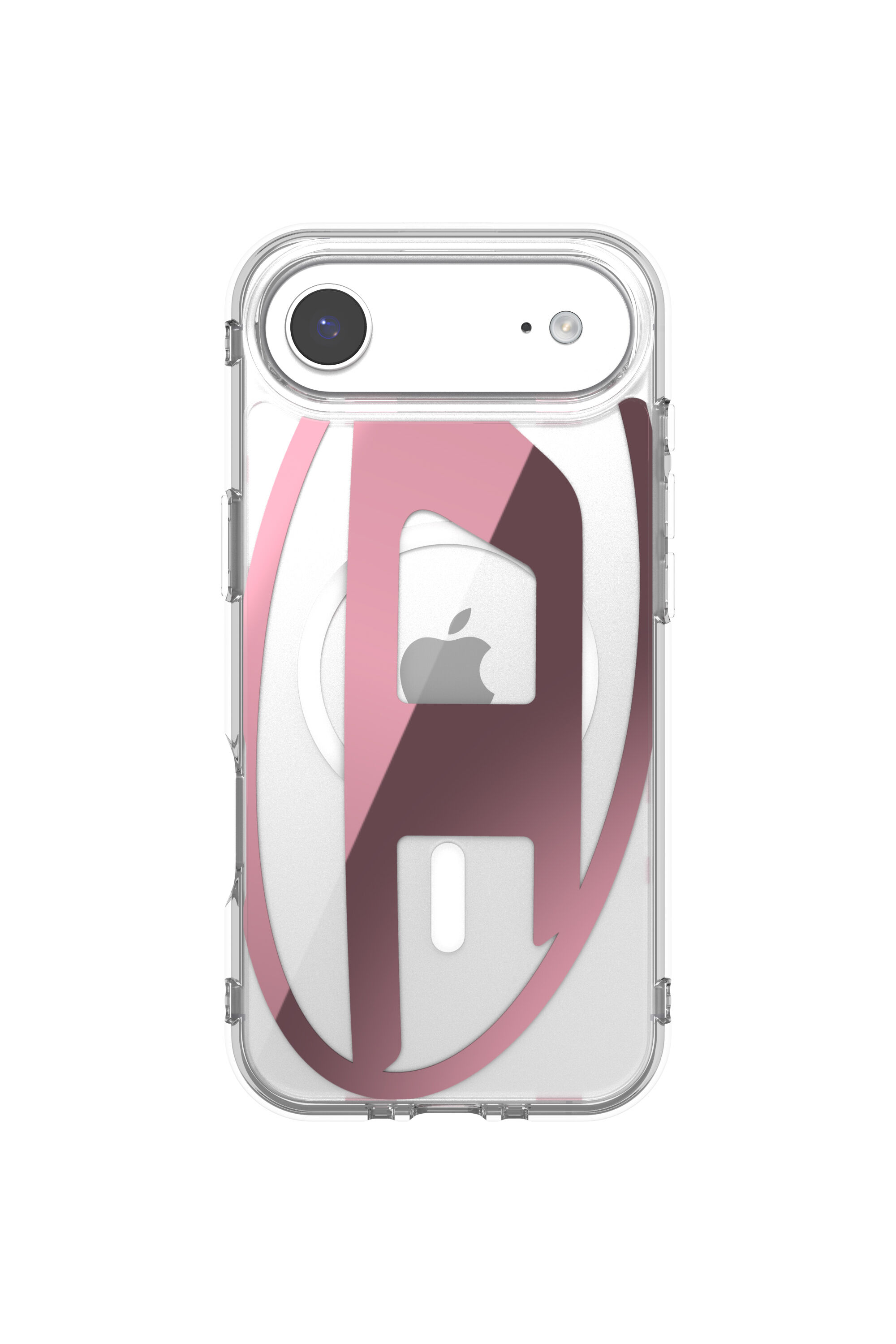 Women's Oval D metallic case with magsafe for iPhone 17 Air | Pink
