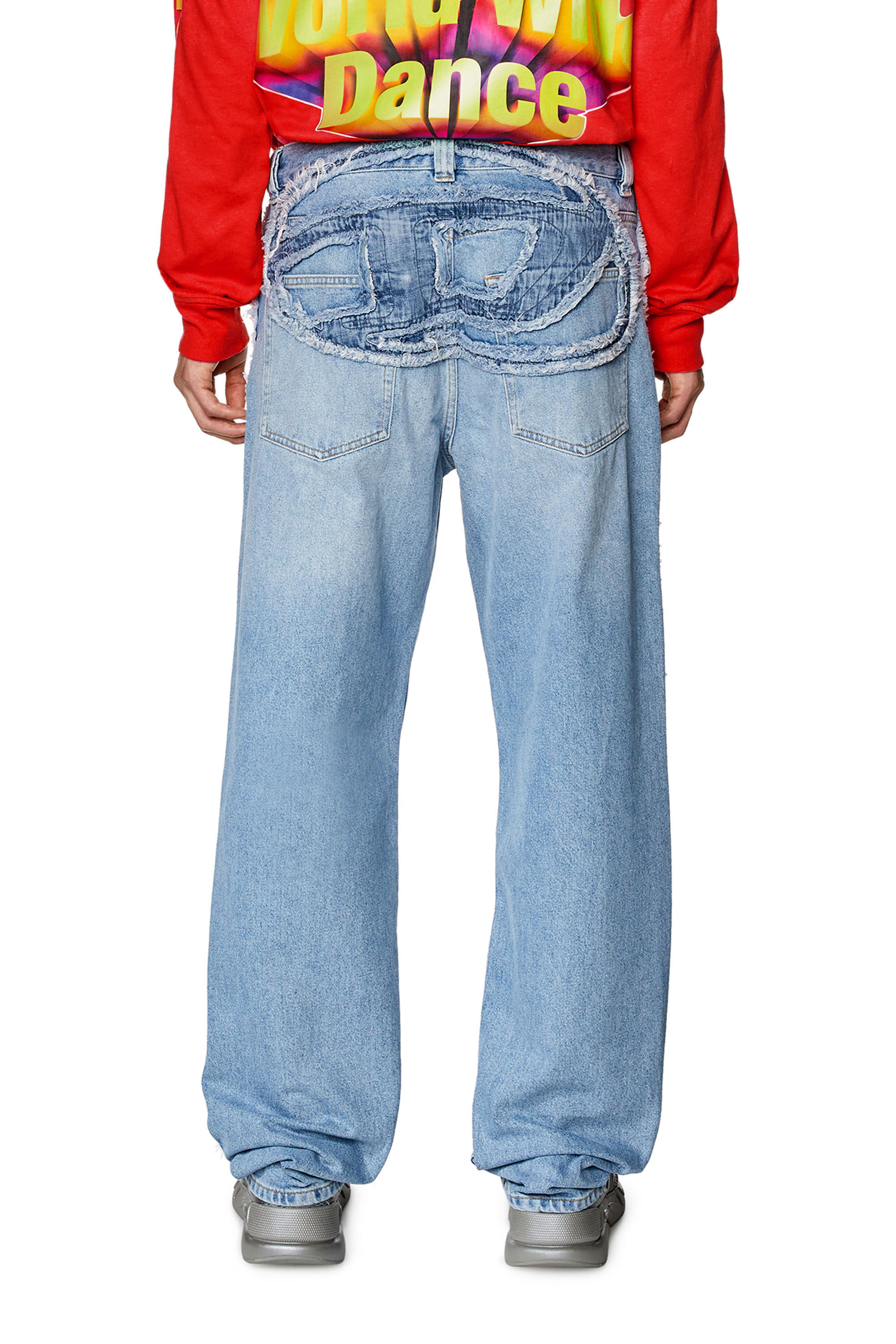 Diesel - Straight Jeans 2010 D-Macs 0HLAC, Light Blue - Image 4