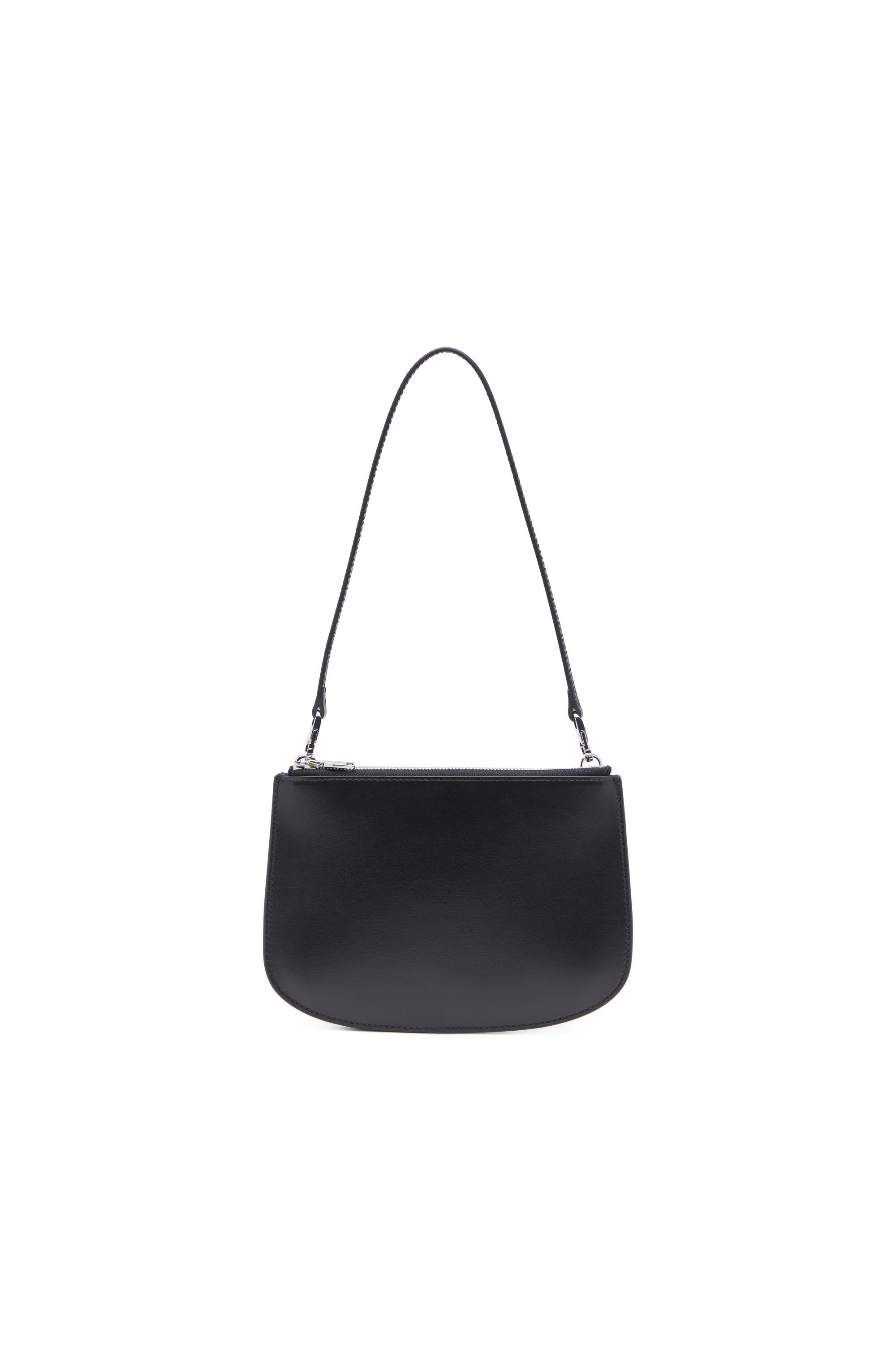 Women's 1DR Twin-Double-pouch shoulder bag in printed leather