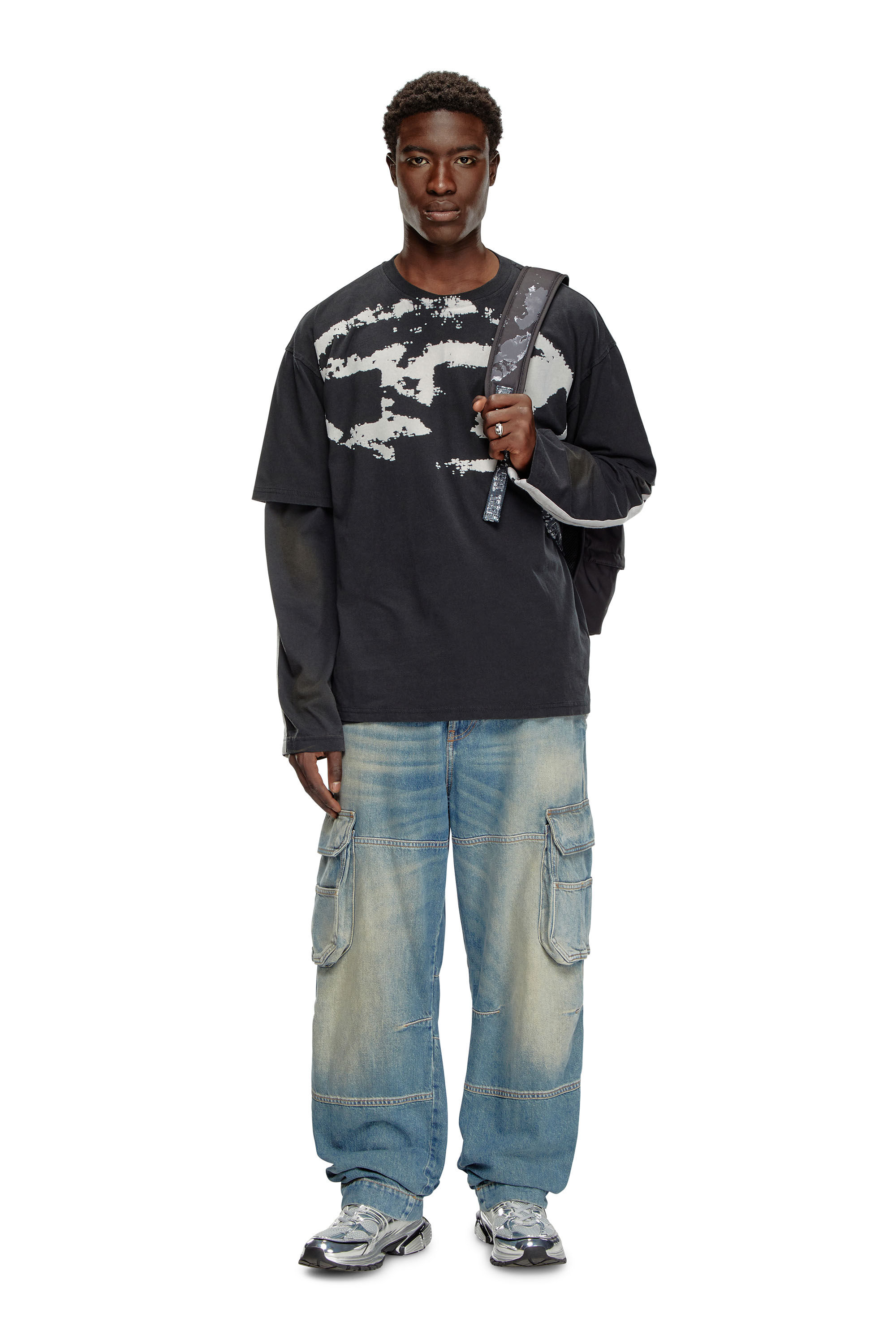 Tシャツ・カットソー DIESEL T-boxt t-shirt with distressed effect T-boxt t-shirt with distressed effect DIESEL - Nugnes1920