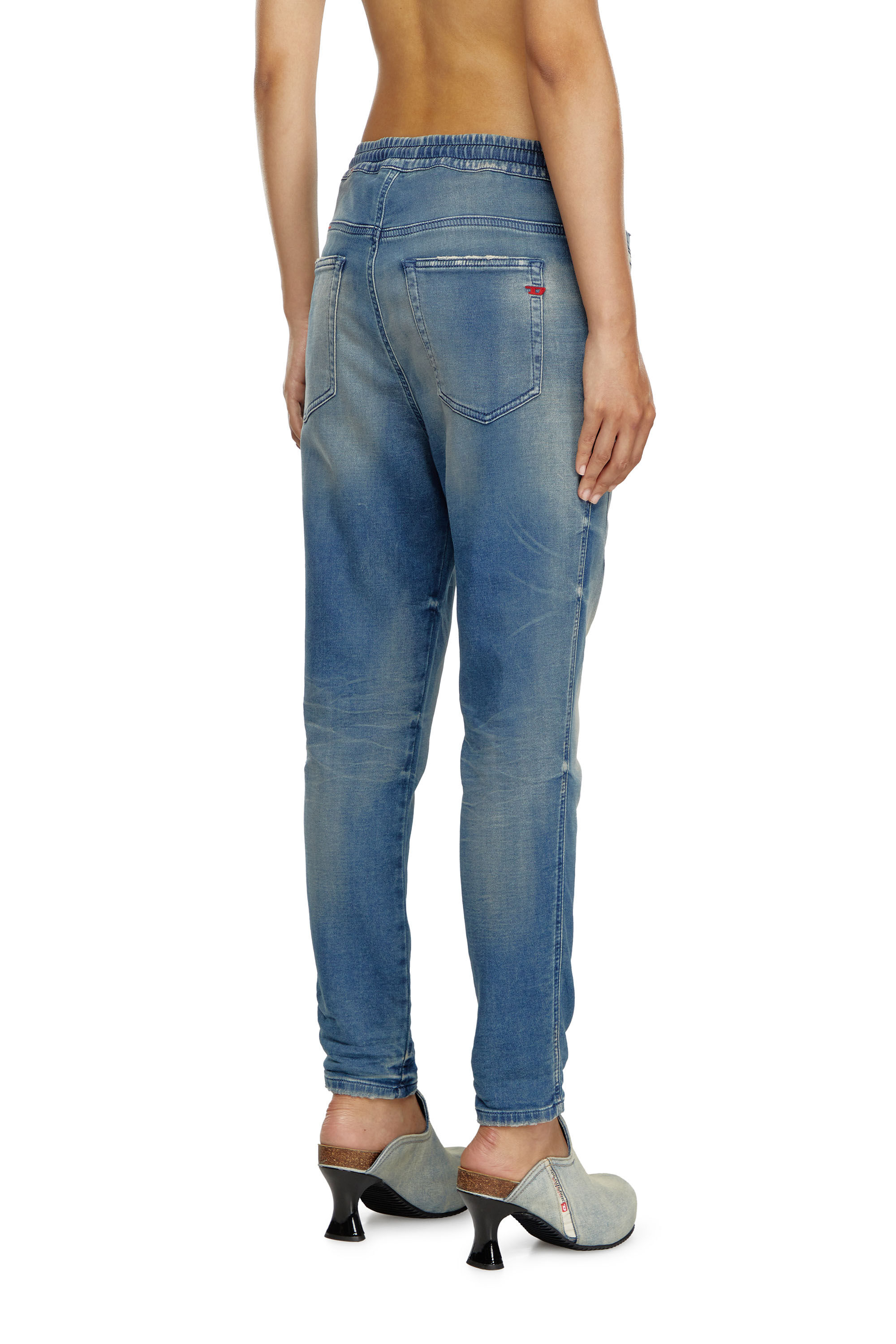 Women s Regular Jeans Medium blue Diesel 2041 D Fayza Joggjeans