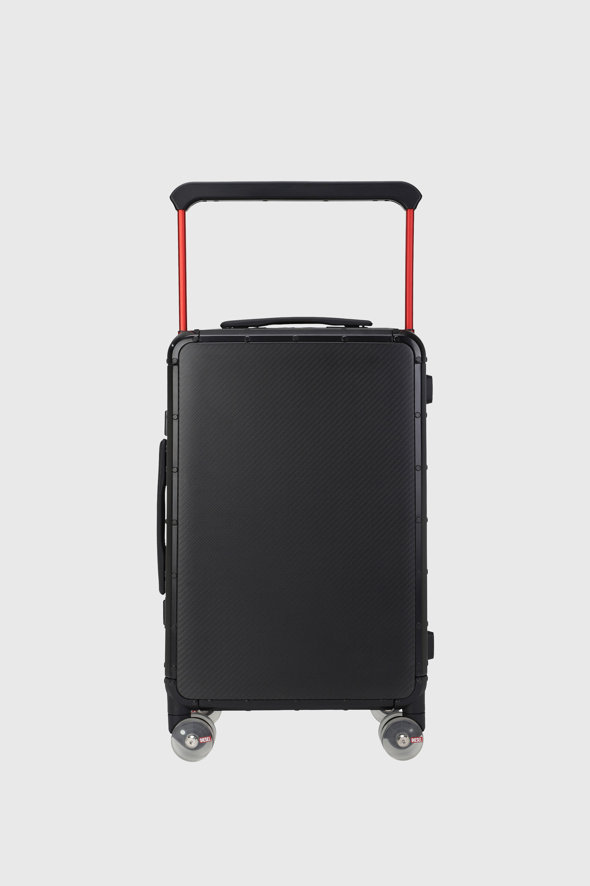 Diesel - DSL CARBON FIBER TROLLEY-BLACK- DSL001, Unisex's Carbon fiber suitcase size S in Black - 2