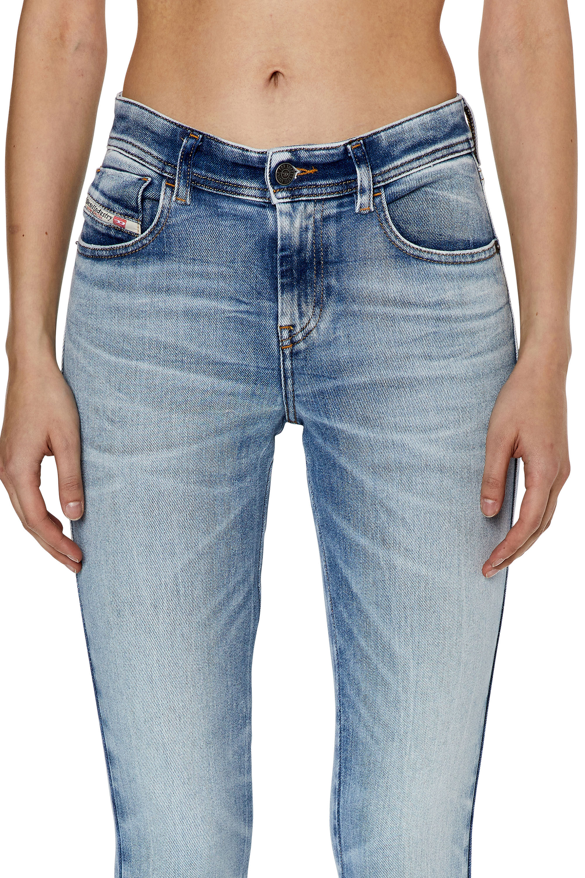Women s Super skinny Jeans Light blue Diesel 2017 Slandy