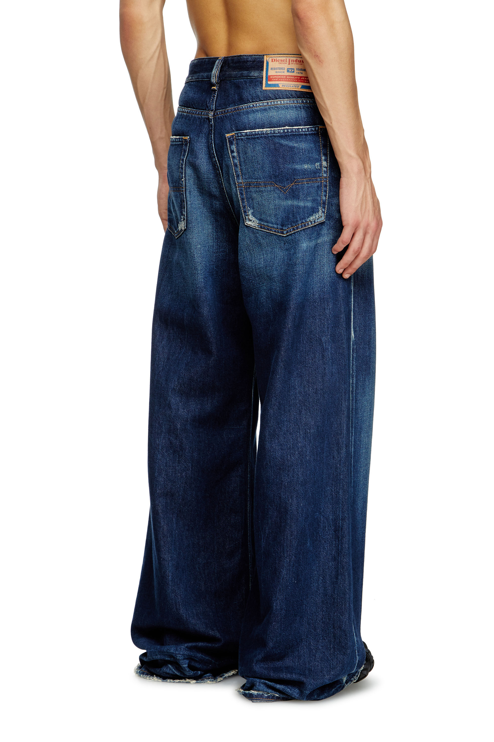 Men's Relaxed Jeans | Dark Blue | Diesel D-Rise