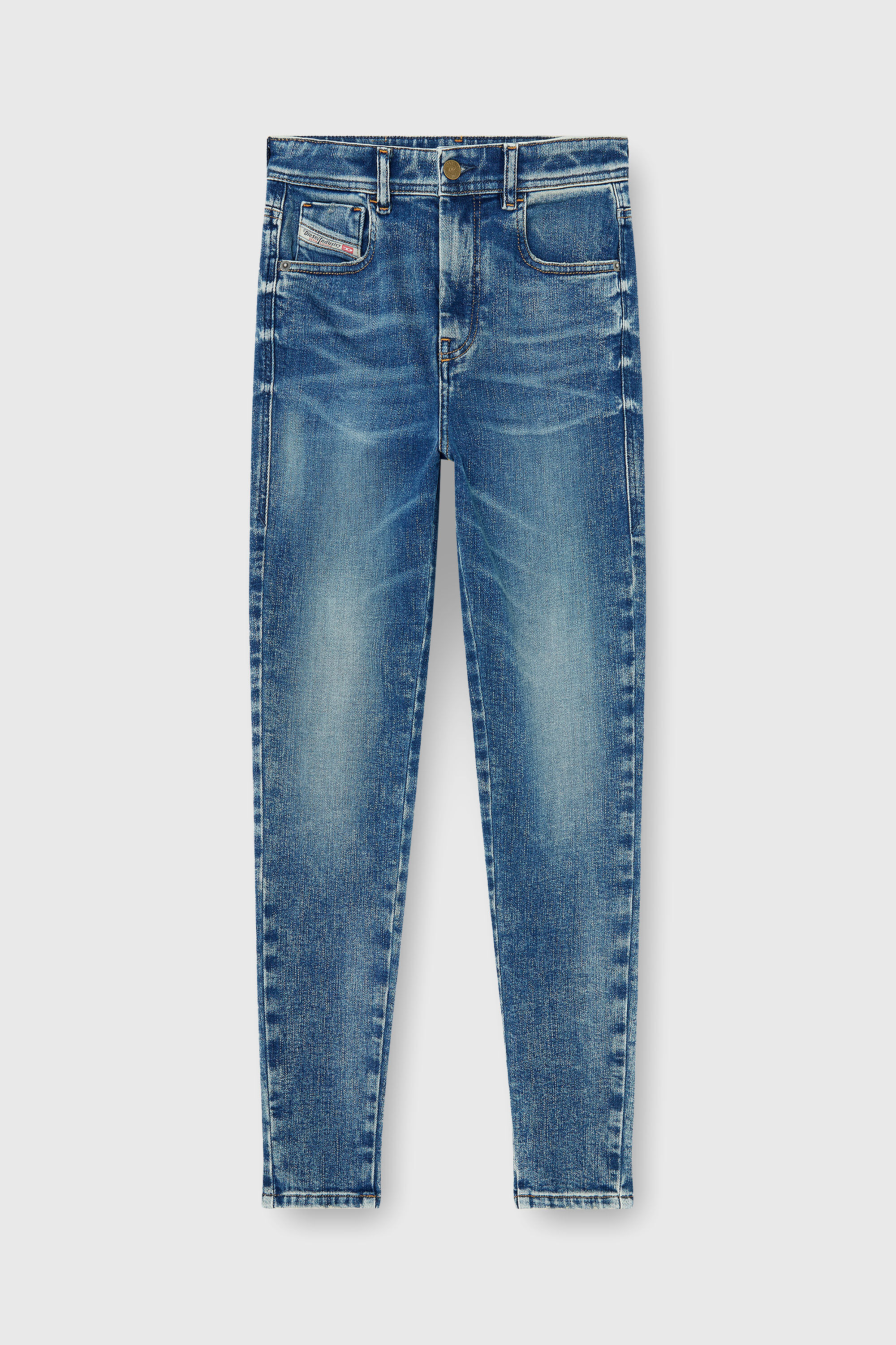 Diesel - Woman's Skinny Jeans 1984 Slandy-High 09P72, Medium blue - 6