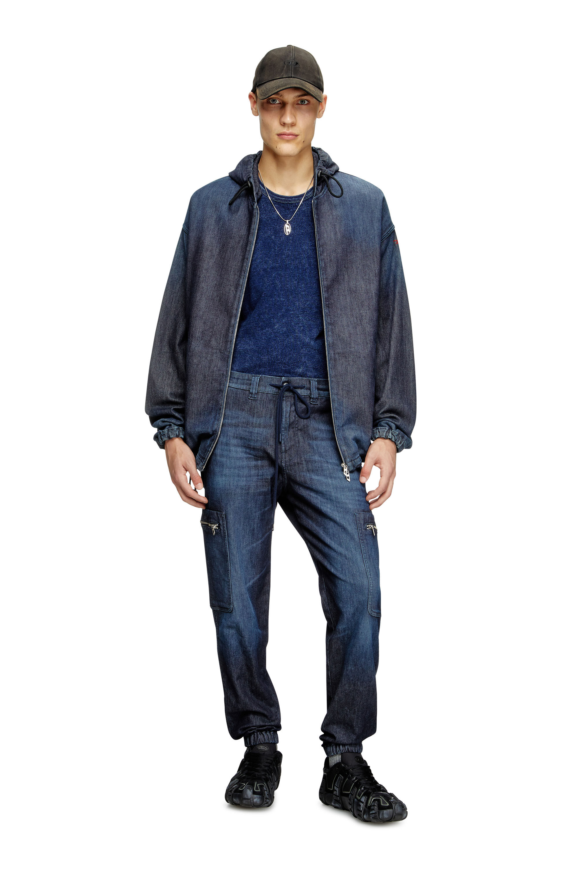 Diesel - Unisex's Slim D-Lab JoggJeans® 09L11, Dark Blue - 1