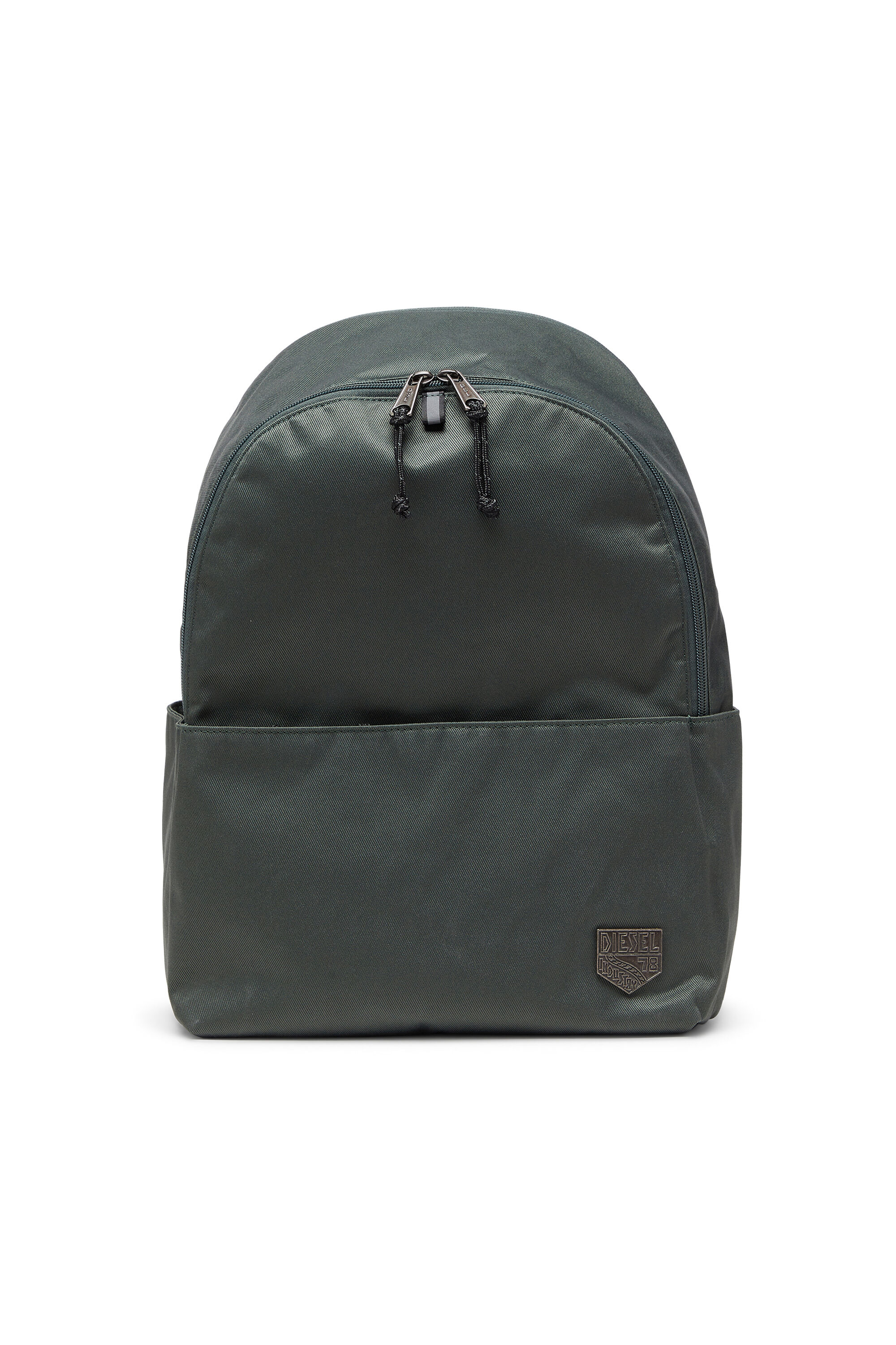 Diesel - D-PACK BACKPACK X, Unisex's D-Pack - Backpack in nylon with emblem logo in Dark Green - 1