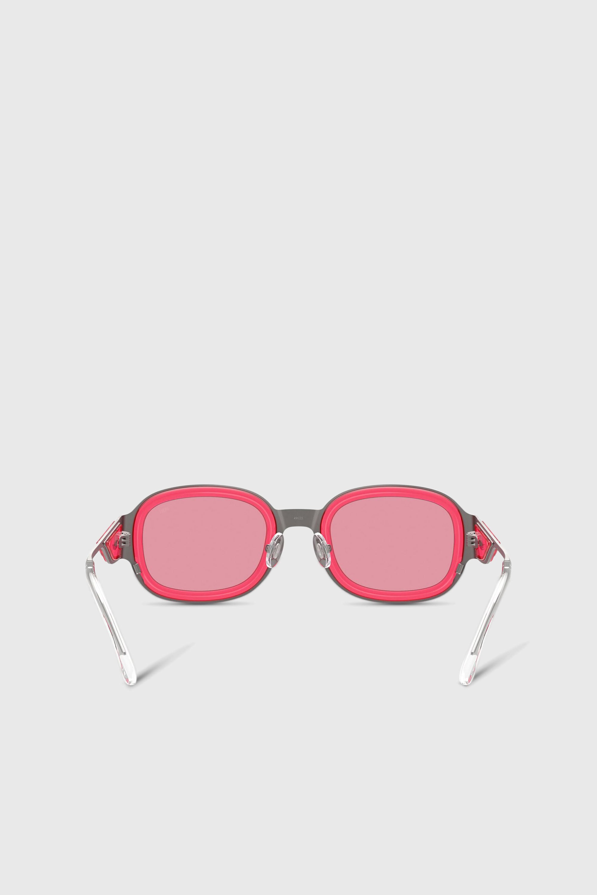 Diesel - 0DL1020, Unisex's Square sunglasses in Grey/Red - 3