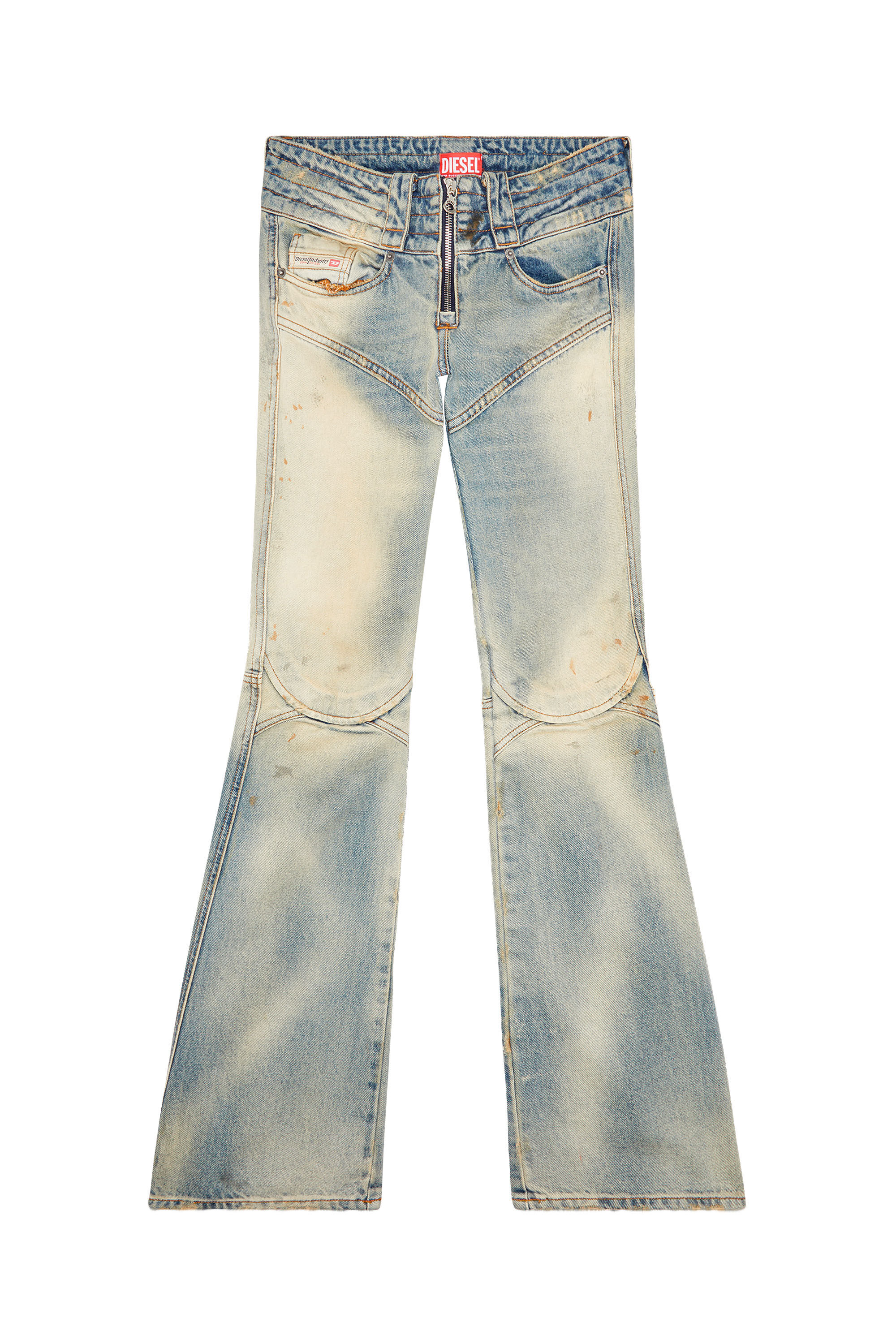 Diesel - Bootcut and Flare Jeans Belthy 0ENAF, Light Blue - Image 2