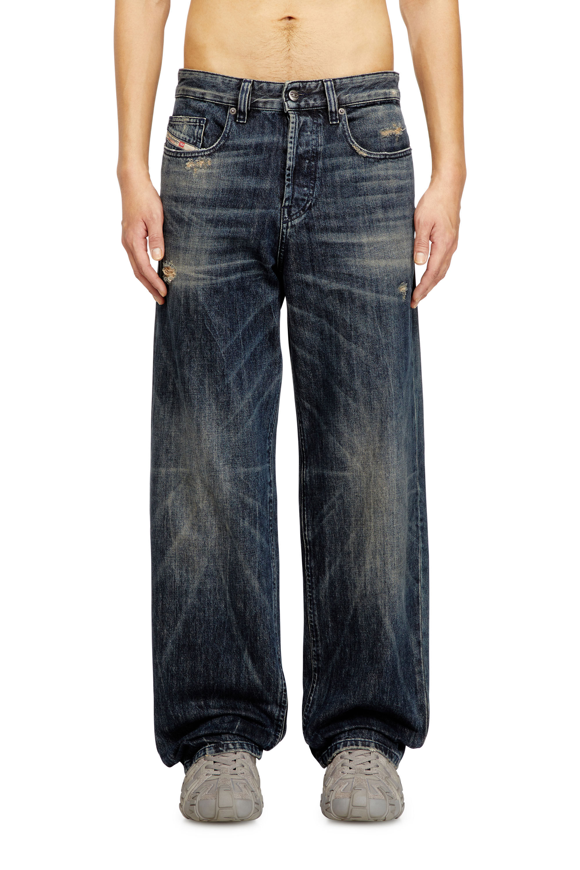 Men's Relaxed Jeans | Dark Blue | Diesel 2001 D-Macro