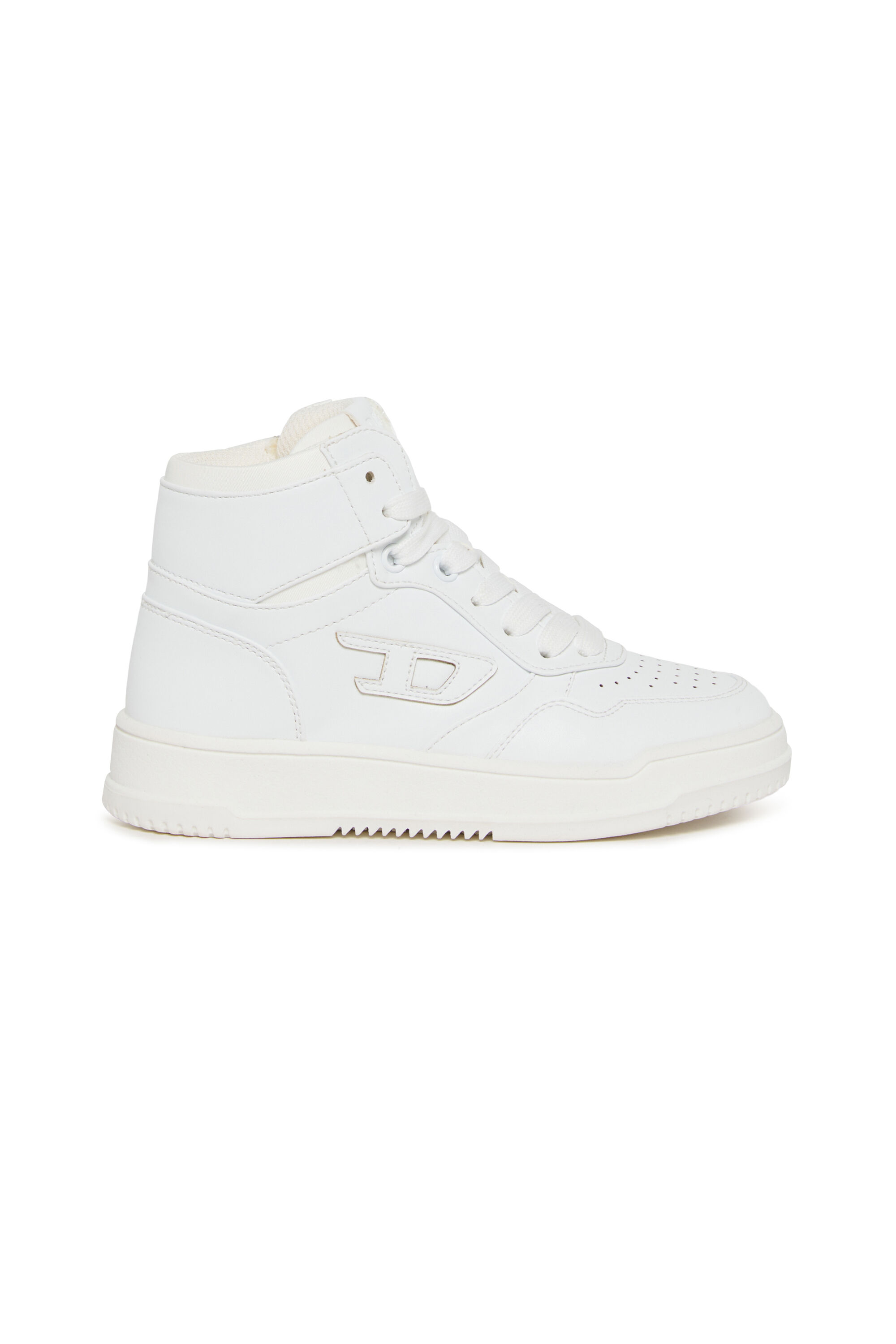 Diesel - S-COU-HI, Unisex's S-COU-HI-High-top sneakers with D detail in White - 1