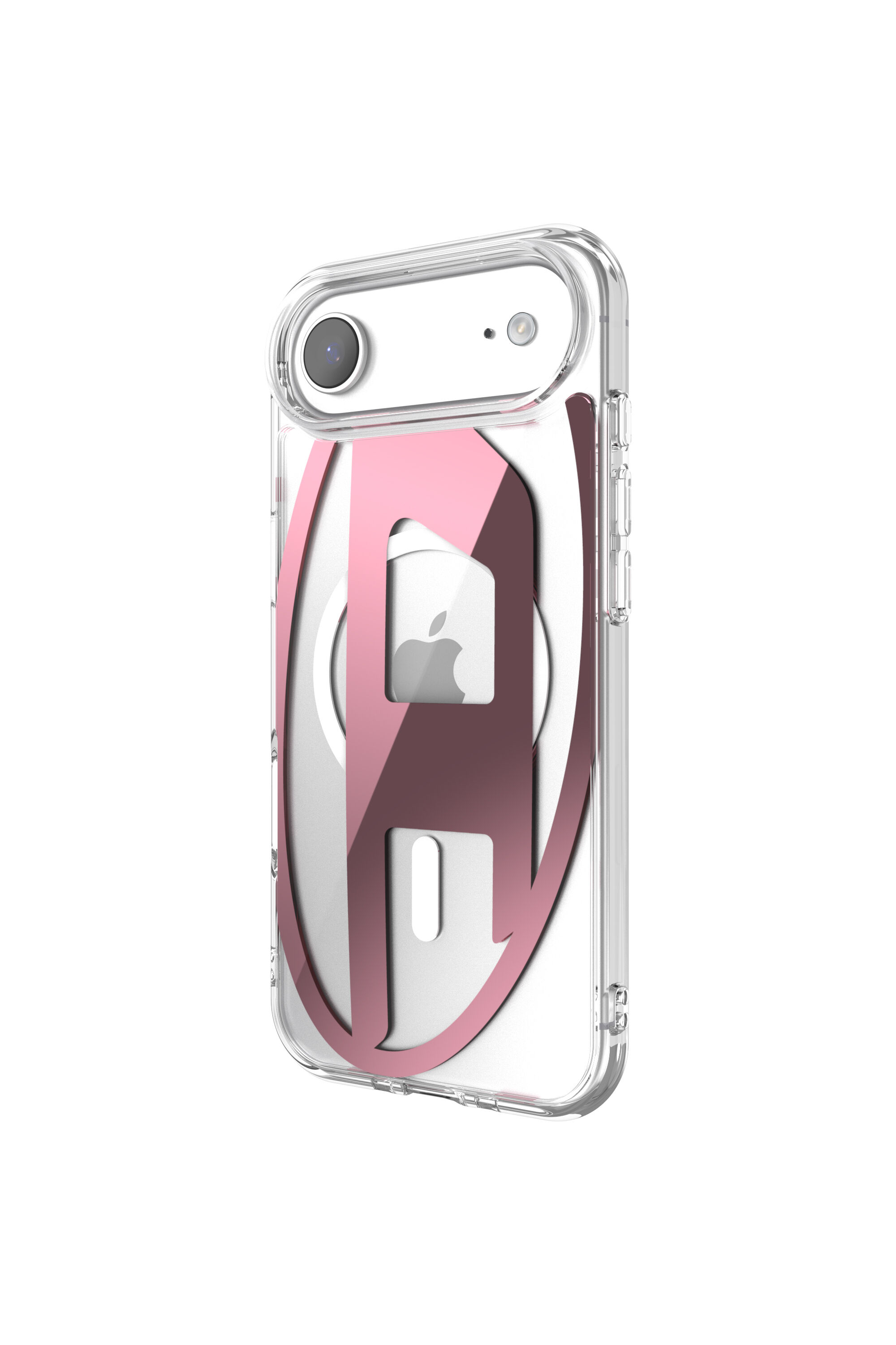 Women's Oval D metallic case with magsafe for iPhone 17 Air | Pink