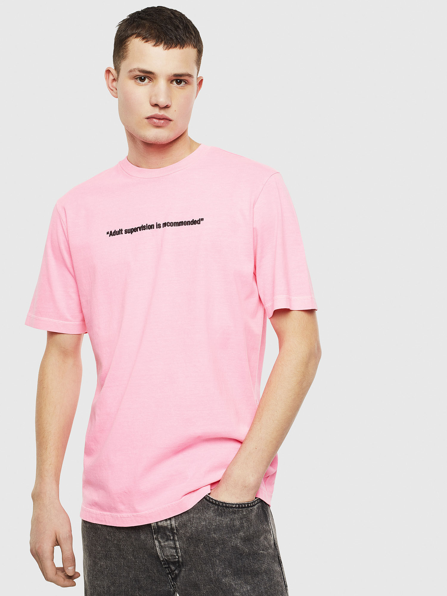 neon pink shirt