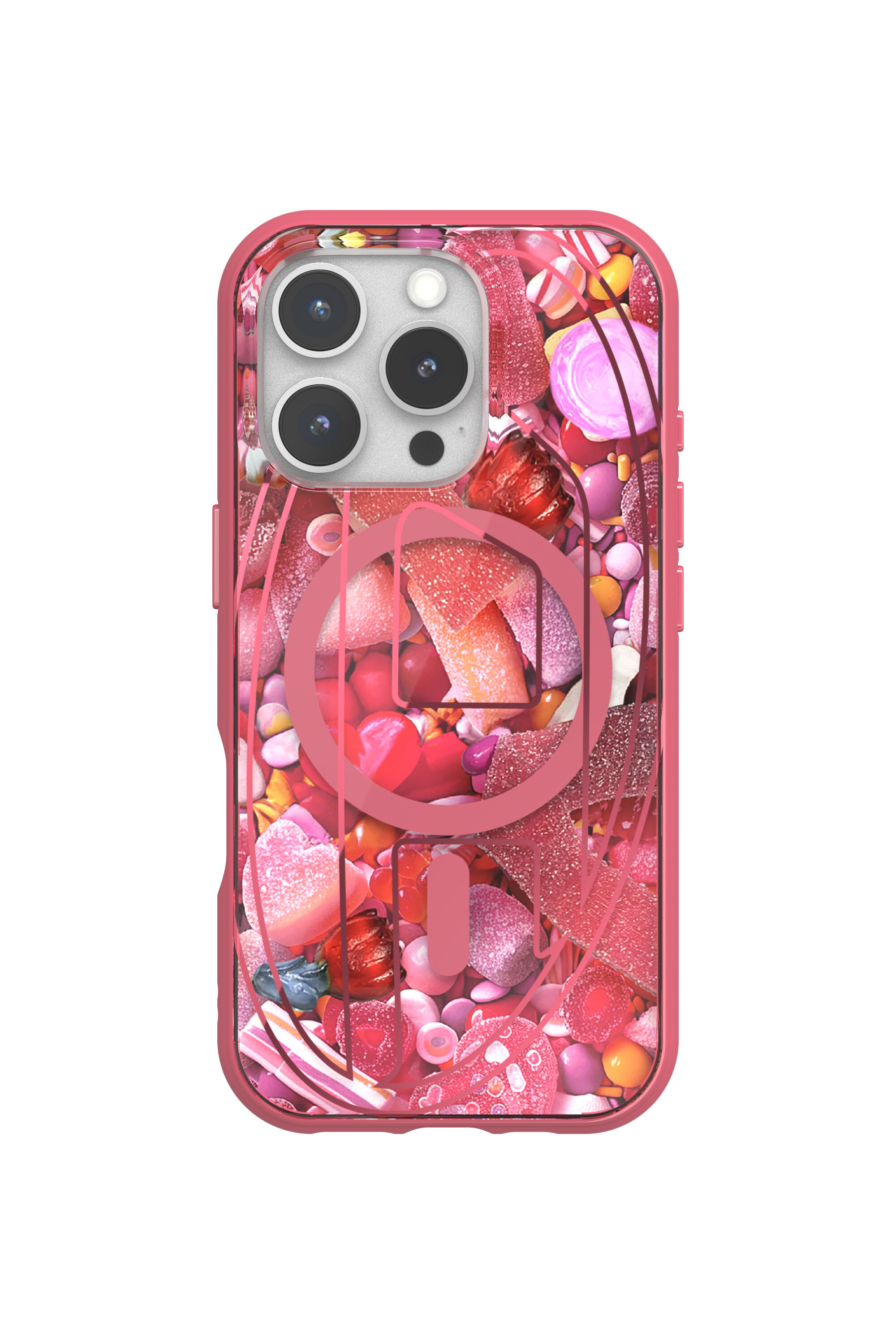 DIESEL iPhone 16 Pro Max Diesel Oval ピンク Women's Oval D Case with Magsafe iPhone 16 Pro | Pink | Diesel