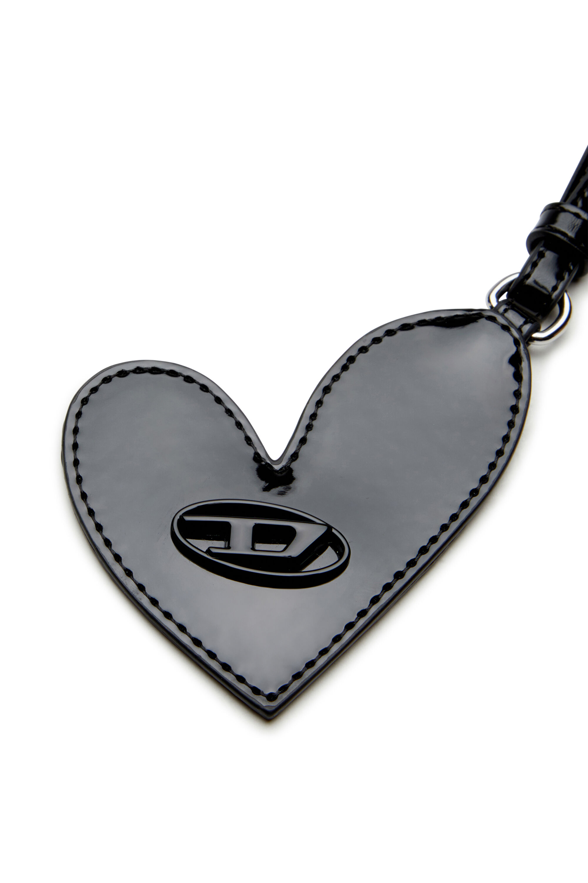 Women's Mirror charm with glossy finish | Black | Diesel