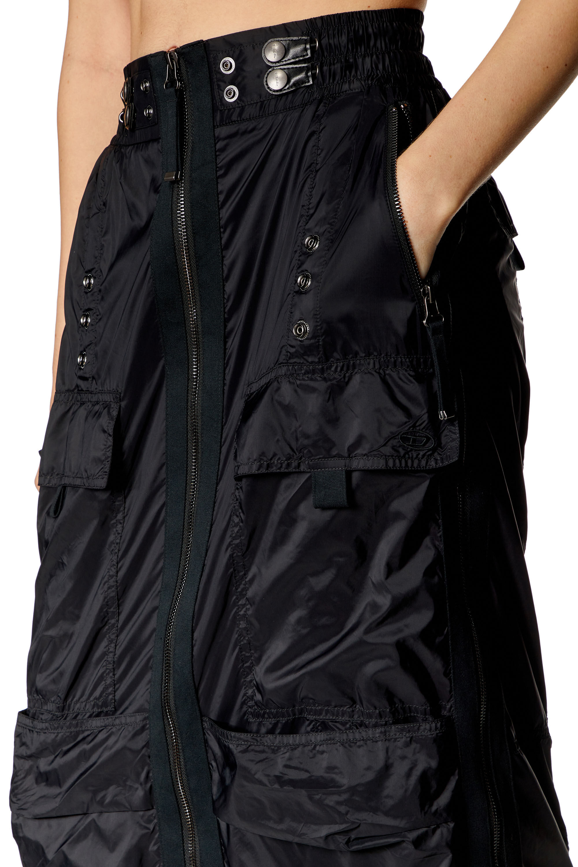 【SALE／10%OFF with skirt Long Woman: O-CREP cargo Diesel | pockets スカート