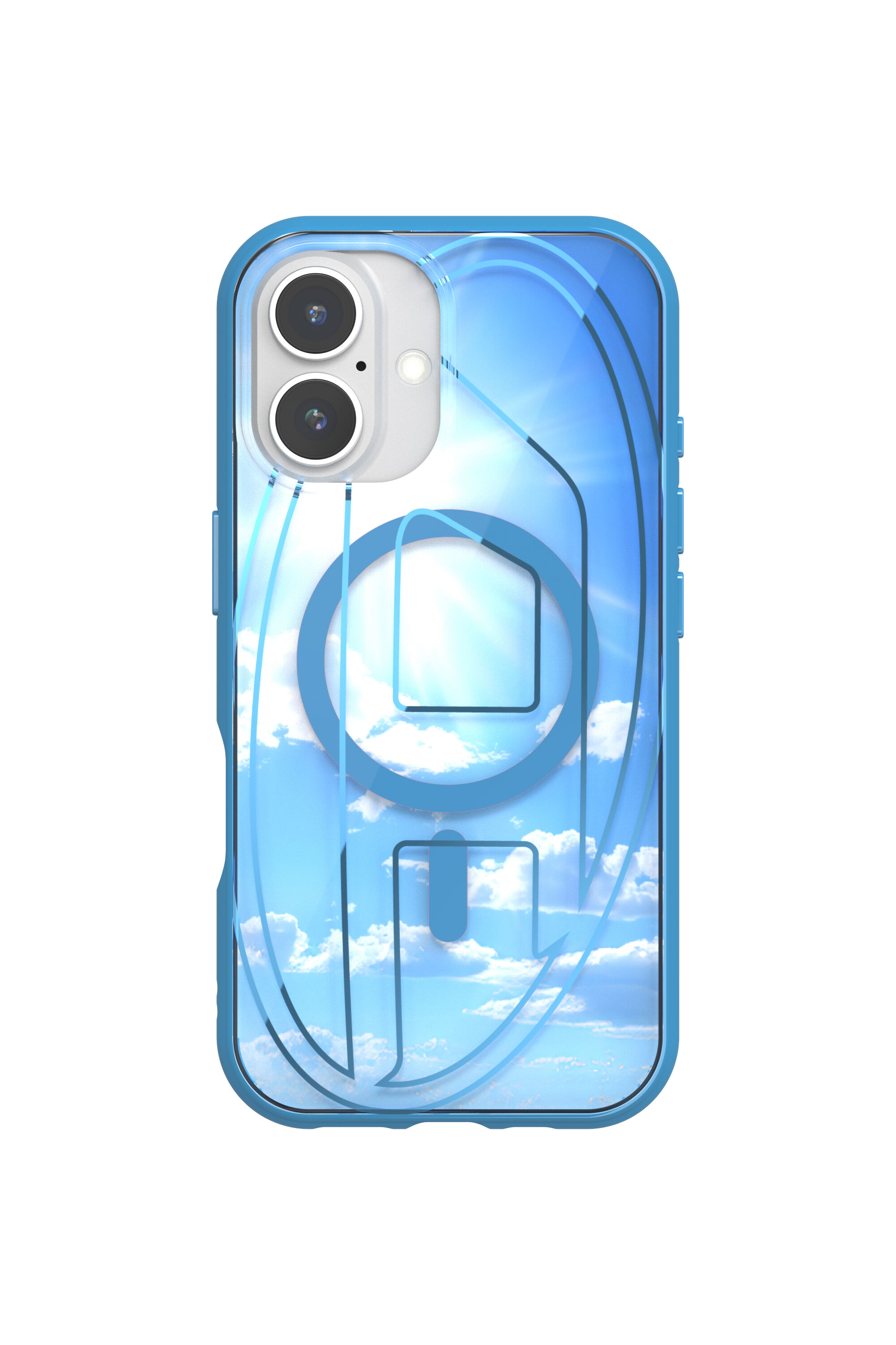 Women's Oval D Case with Magsafe iPhone 16 | Blue | Diesel {{Country}}