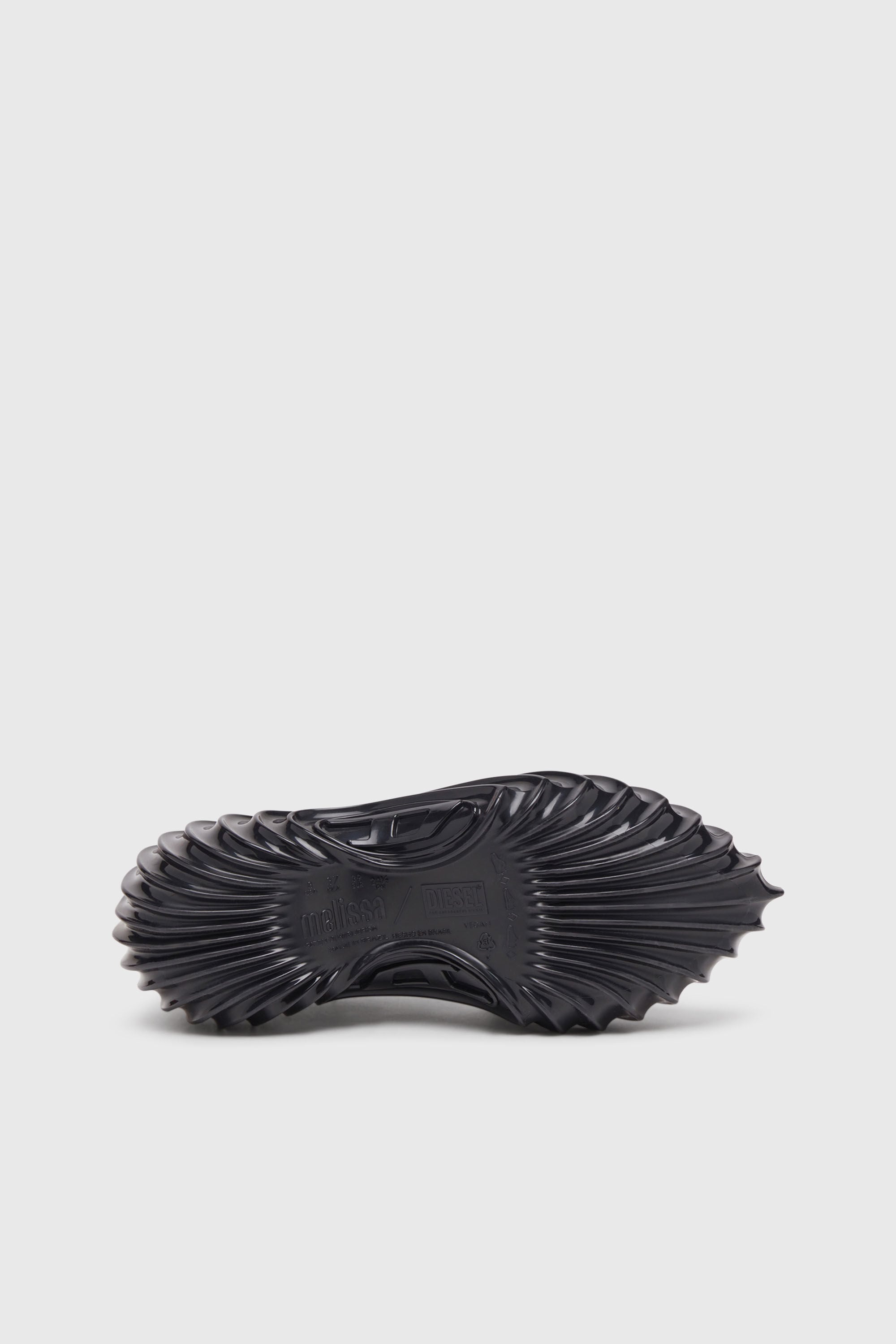Diesel - MELISSA QUANTUM SNEAKERS X, Unisex's Slip-on sneaker in Melflex&reg; in Black - 5