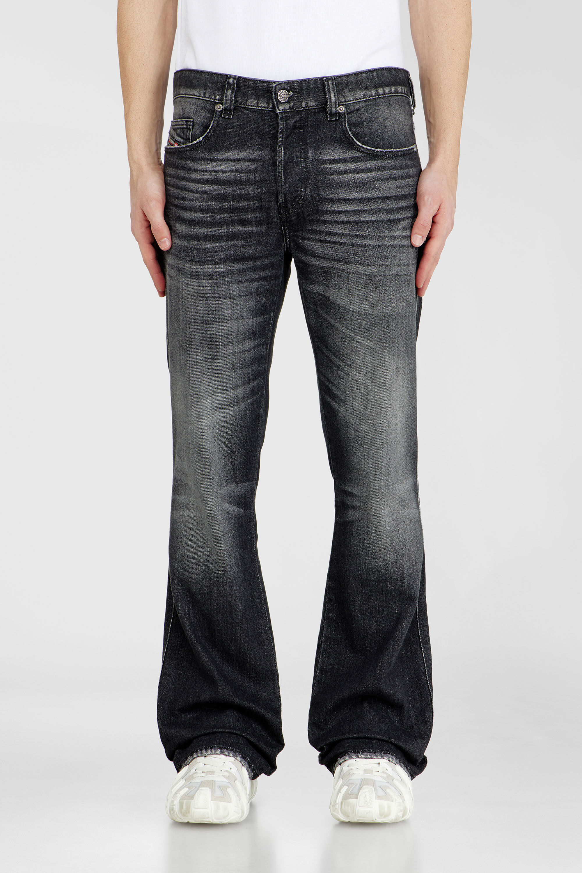 Diesel - Man's Bootcut Jeans 1998 D-Buck 09L50, Black/Dark grey - 4