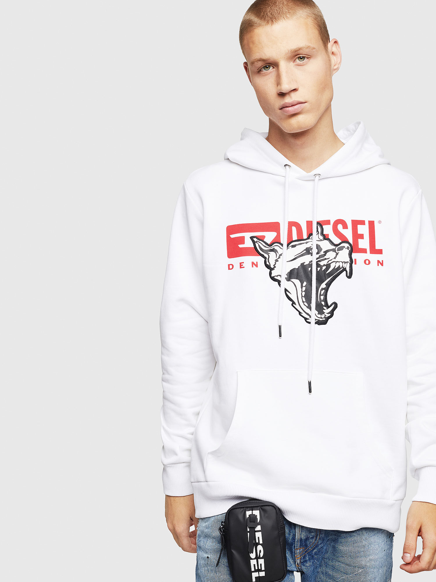 white diesel hoodie