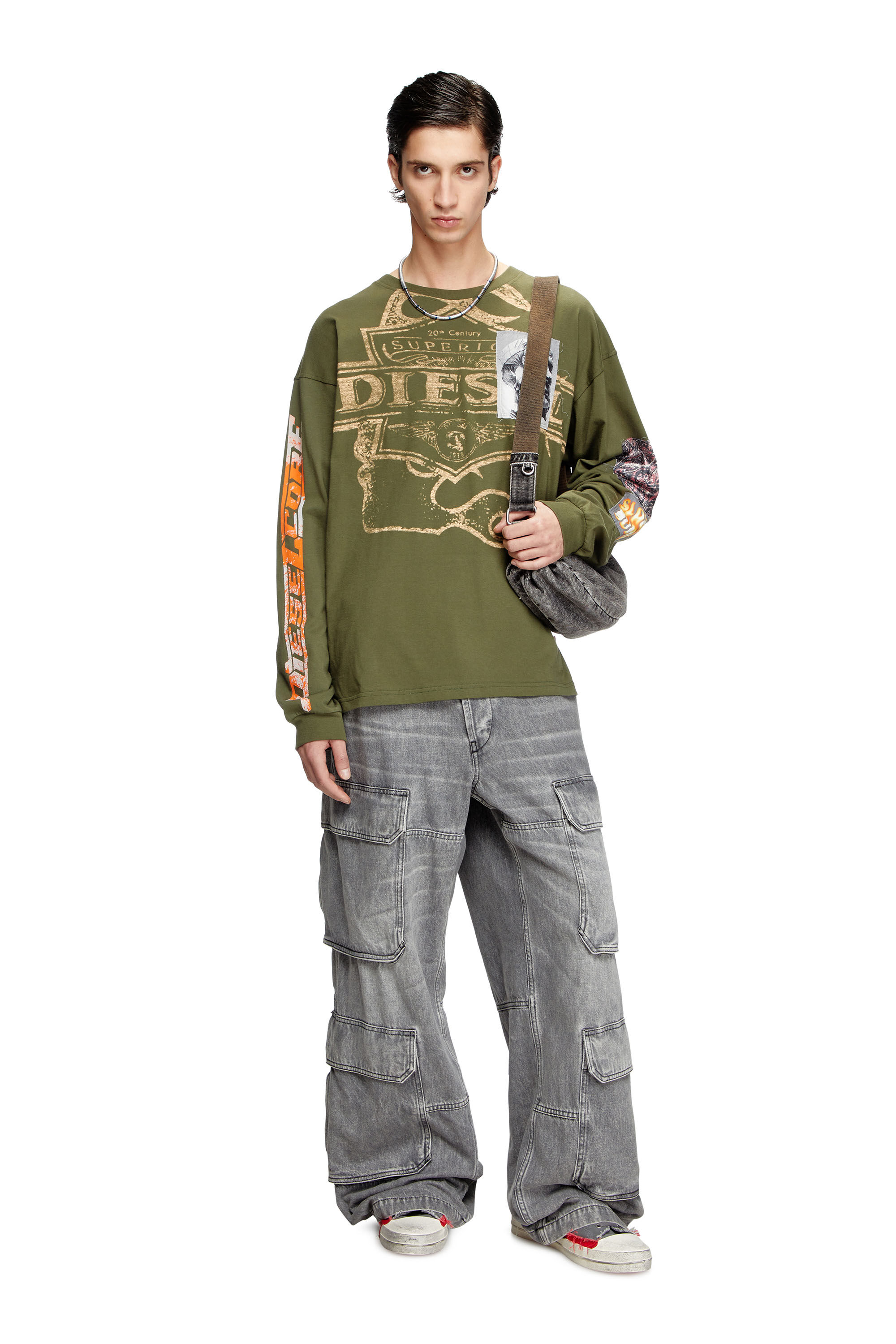 Diesel グリーン T-Boxt-R13 Tシャツ Green T-Boxt-R13 T-shirt by Diesel on Sale