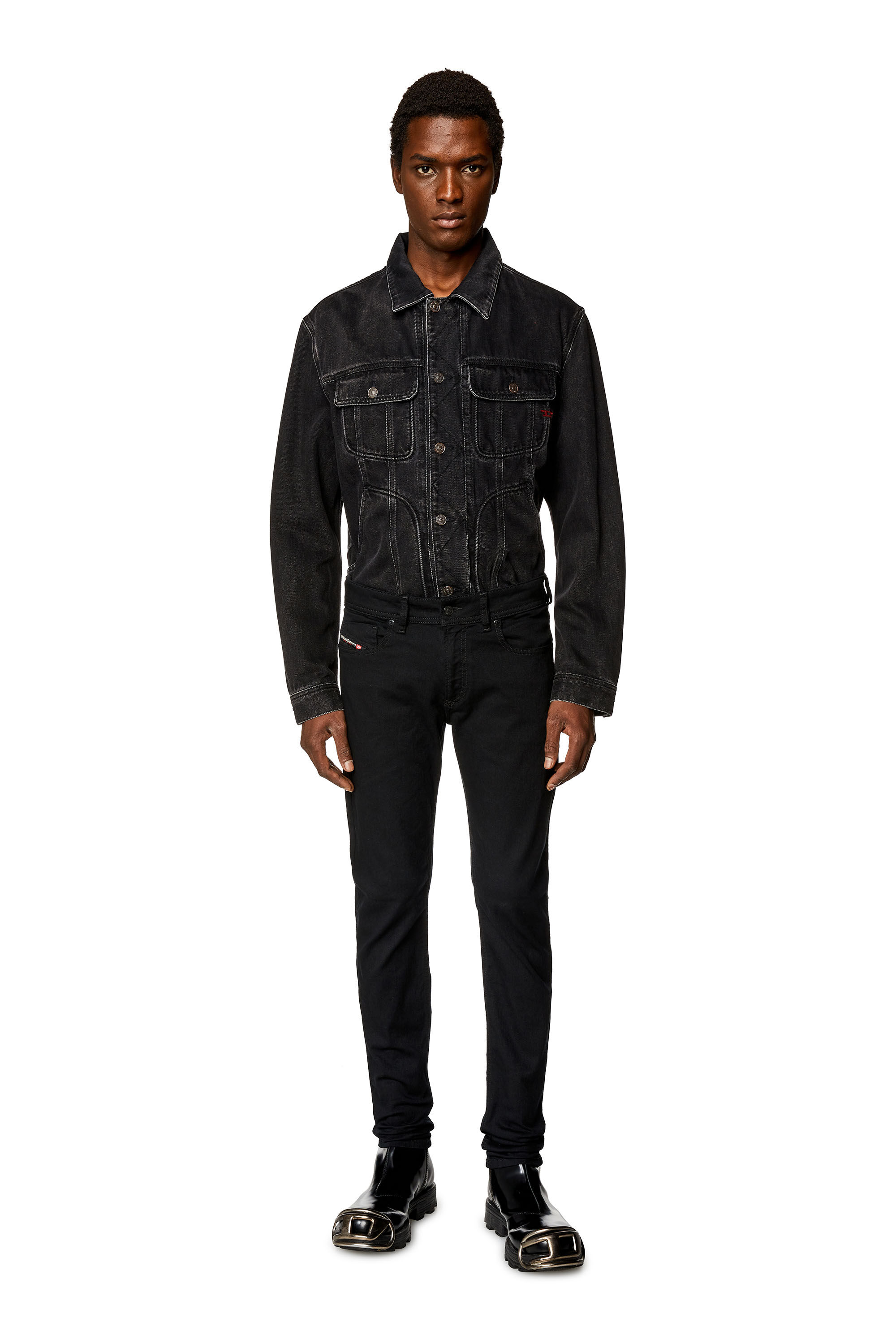 Diesel - Skinny Jeans 1979 Sleenker 09C51, Black/Dark grey - Image 1