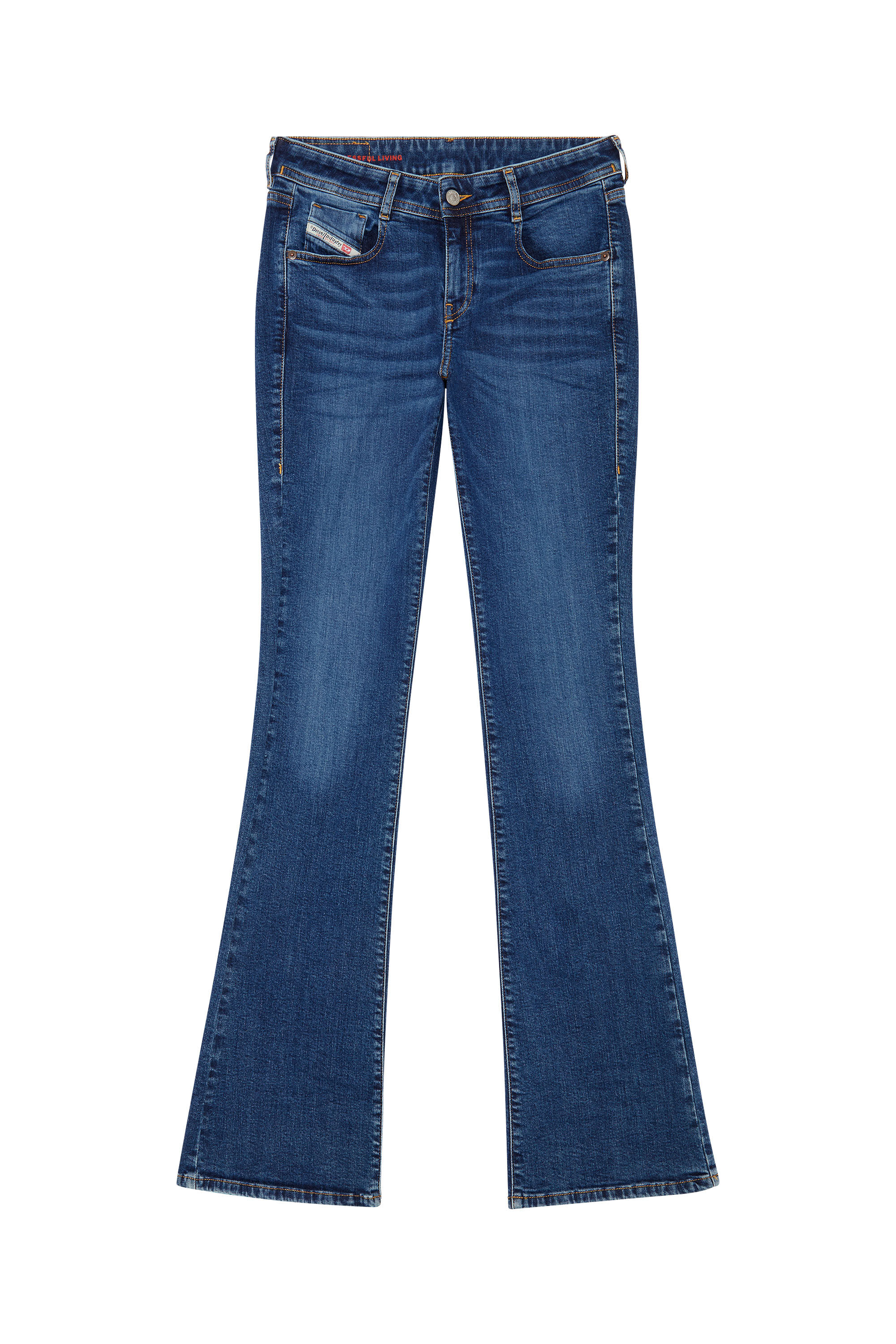 Diesel - 1969 D-EBBEY 0EIAF Bootcut and Flare Jeans, Medium blue - Image 2