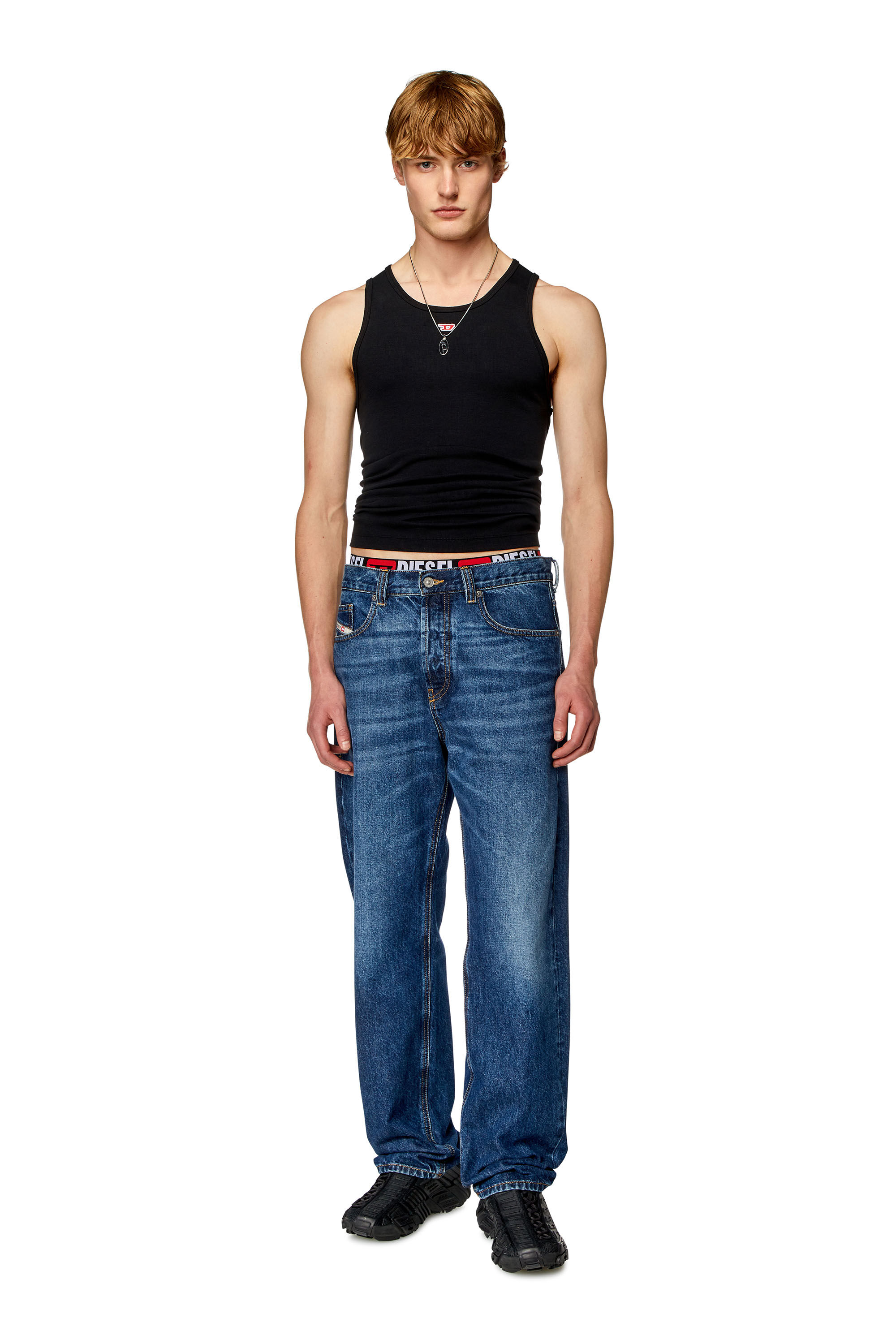 T-LIFTY-D Man: Tank top with mini D logo patch | Diesel