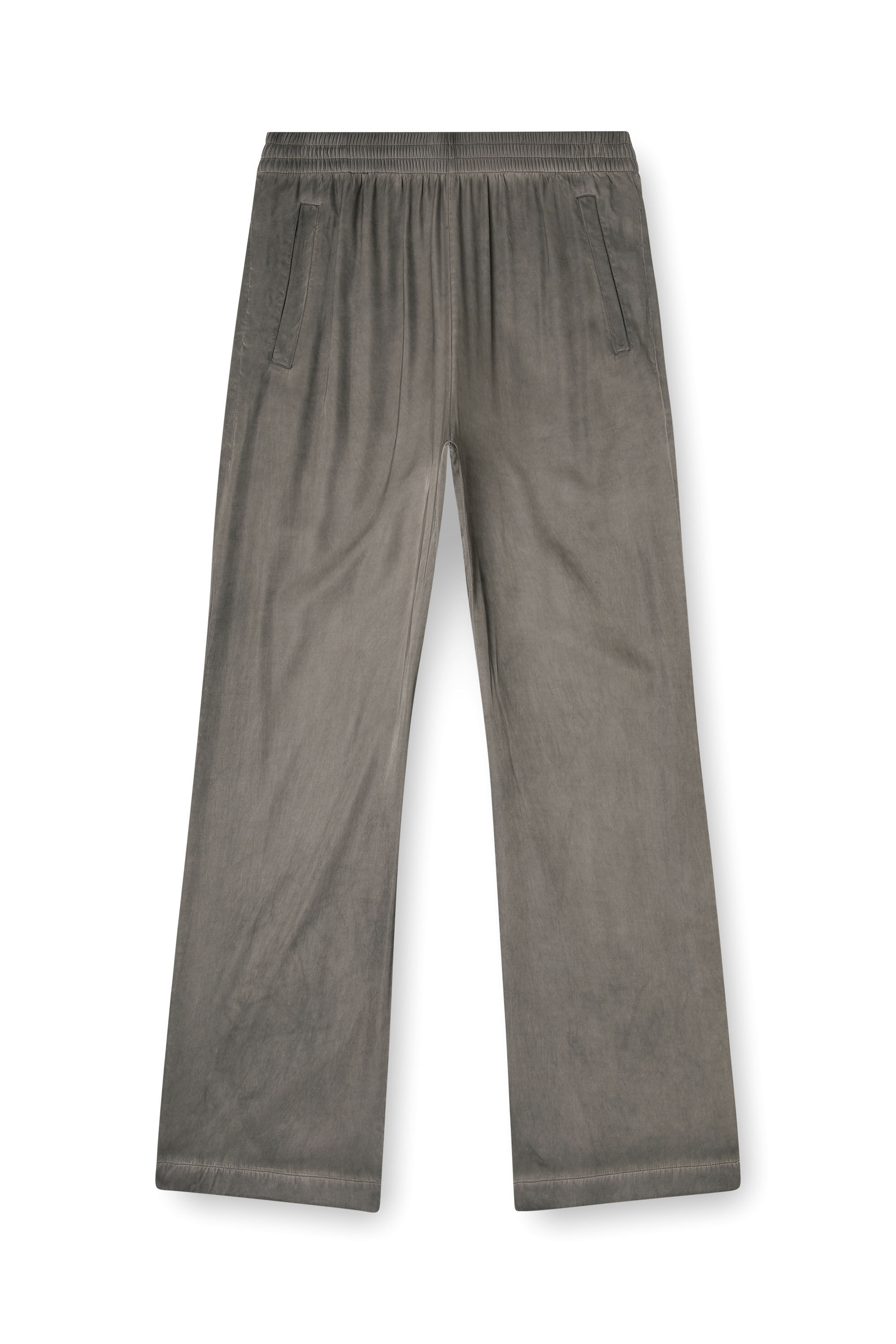 Men's Track pants in treated fluid viscose | Grey | Diesel HU