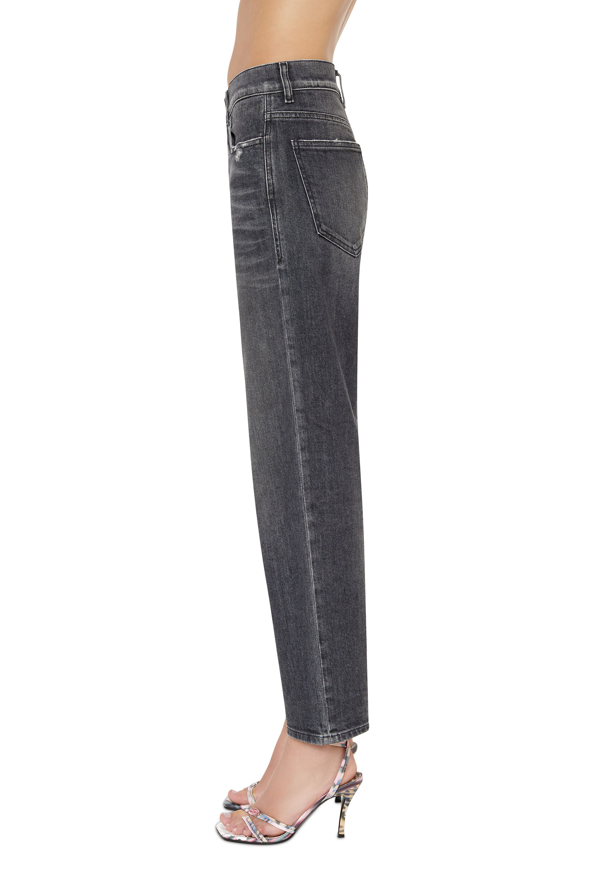 Diesel - 2016 D-Air 09E46 Boyfriend Jeans, Black/Dark grey - Image 5