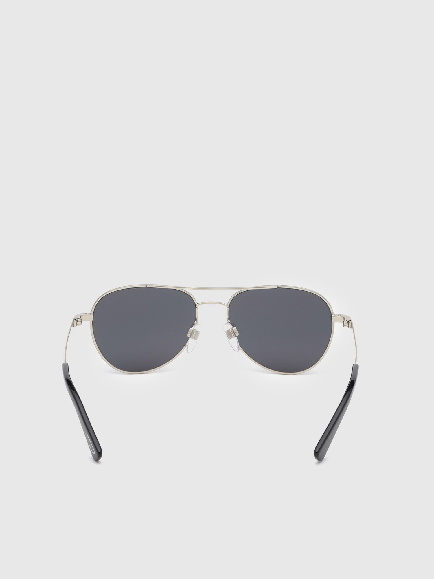 Diesel - DL0291, Unisex's Metal pilot-style sunglasses in Silver/Black - 4