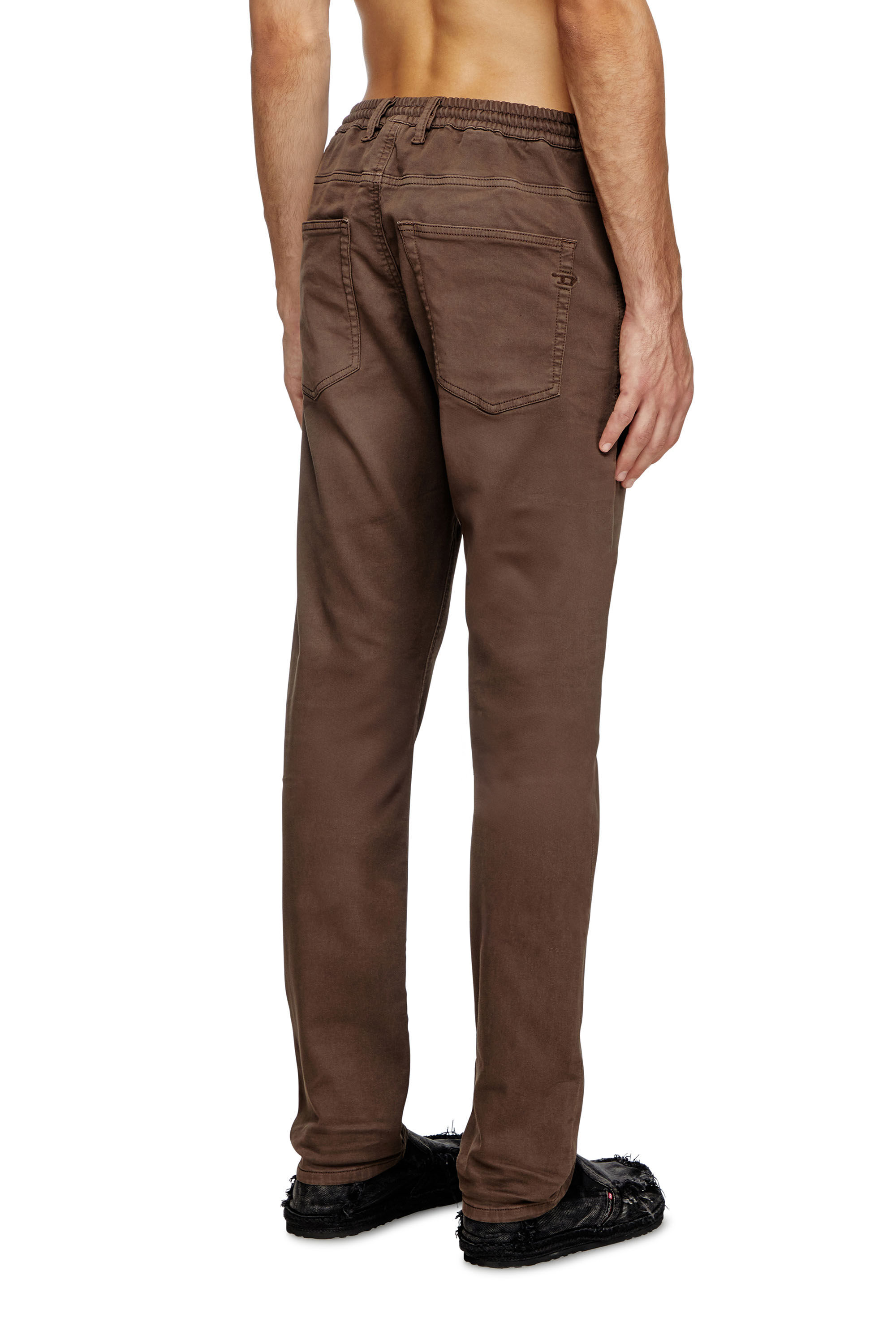 Men's Regular Jeans | Brown | Diesel 2032 D-Krooley Joggjeans®
