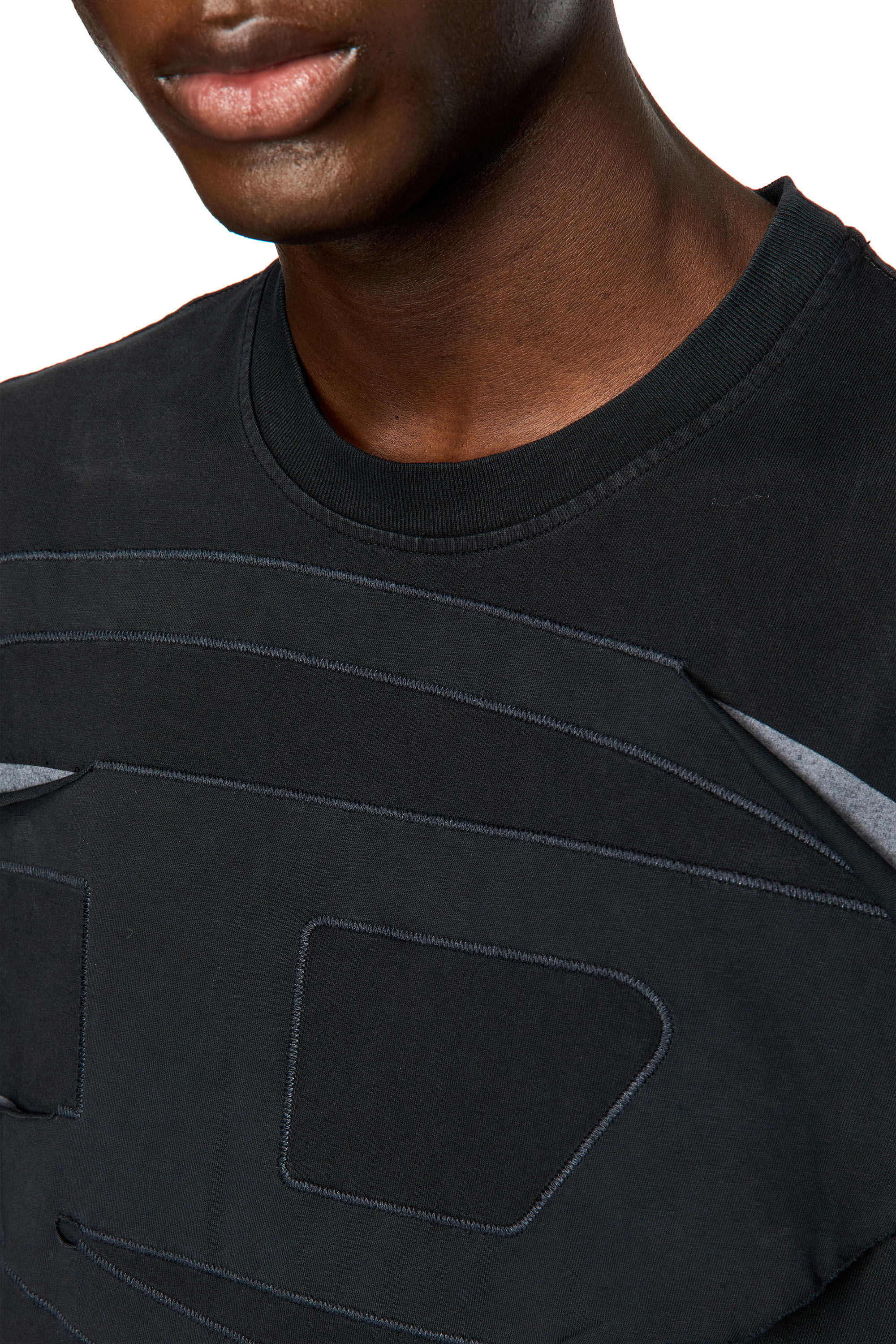 Diesel - T-WASH-PEELOVAL, Black - Image 5