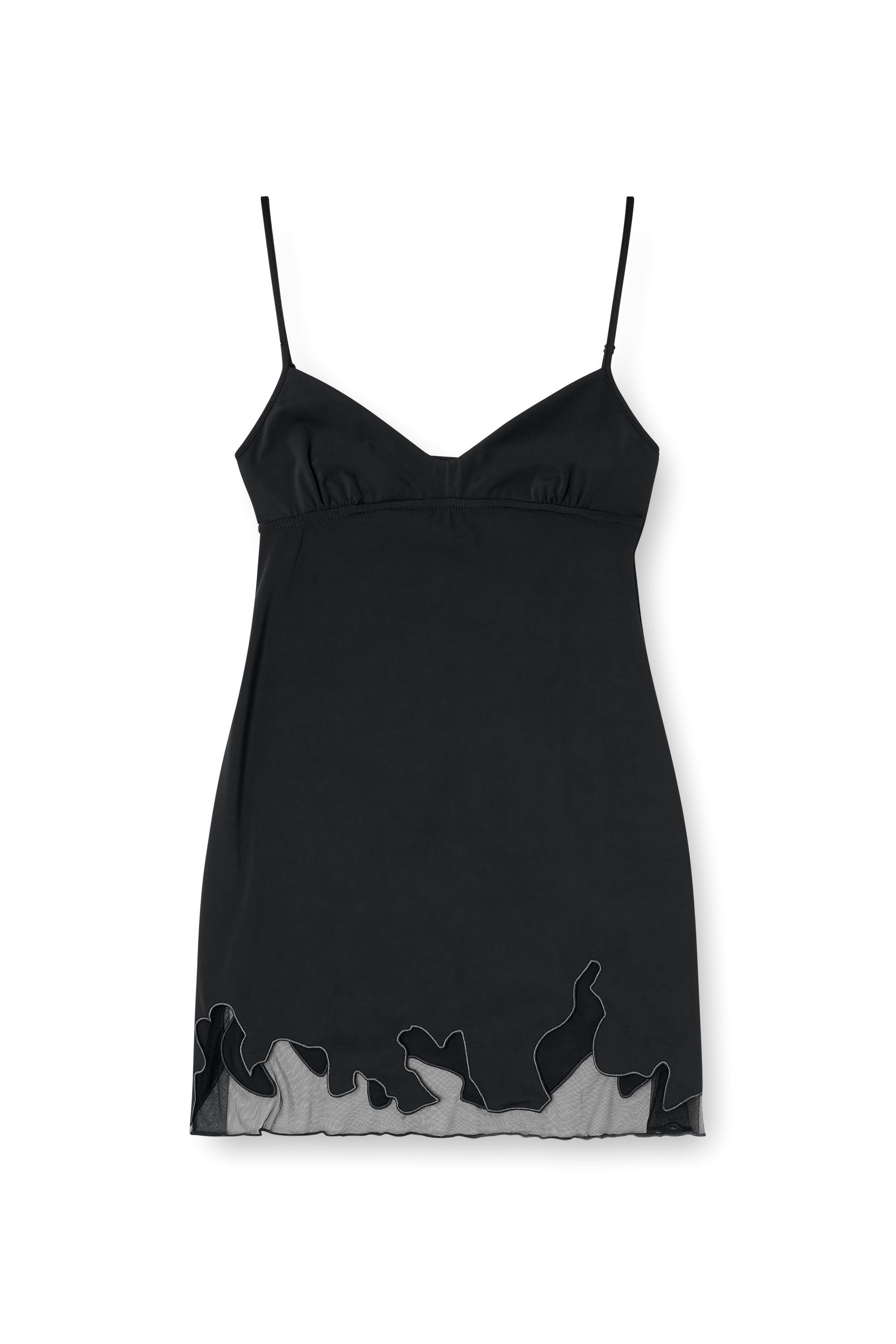 ★RECTO★ FOLDED DETAIL NYLON MINI DRESS EDIKTED Fem Fold Over Satin Mini Dress - WHITE | Tillys