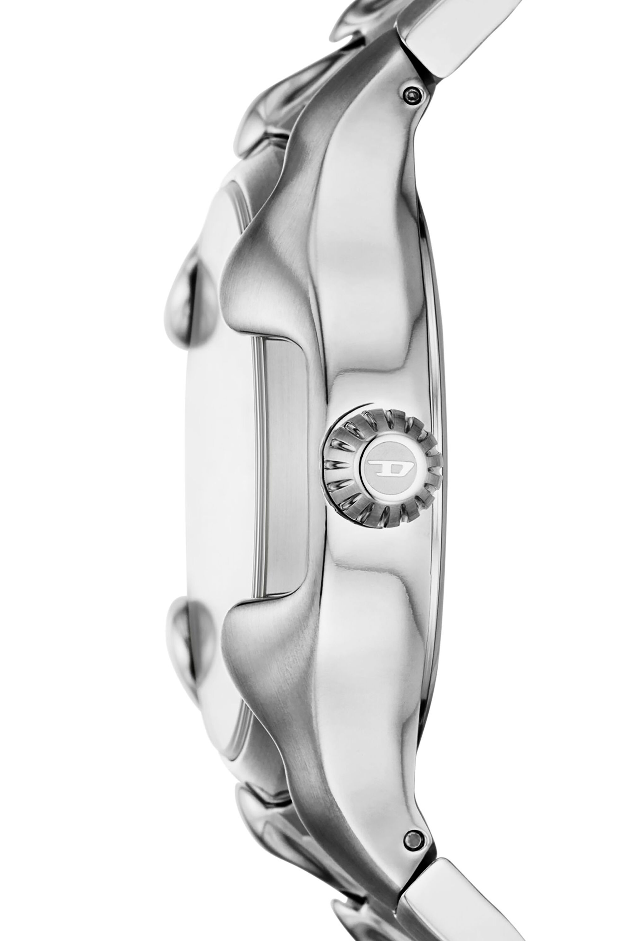 Men's Vert Three-Hand Date Stainless Steel Watch | Silver | Diesel
