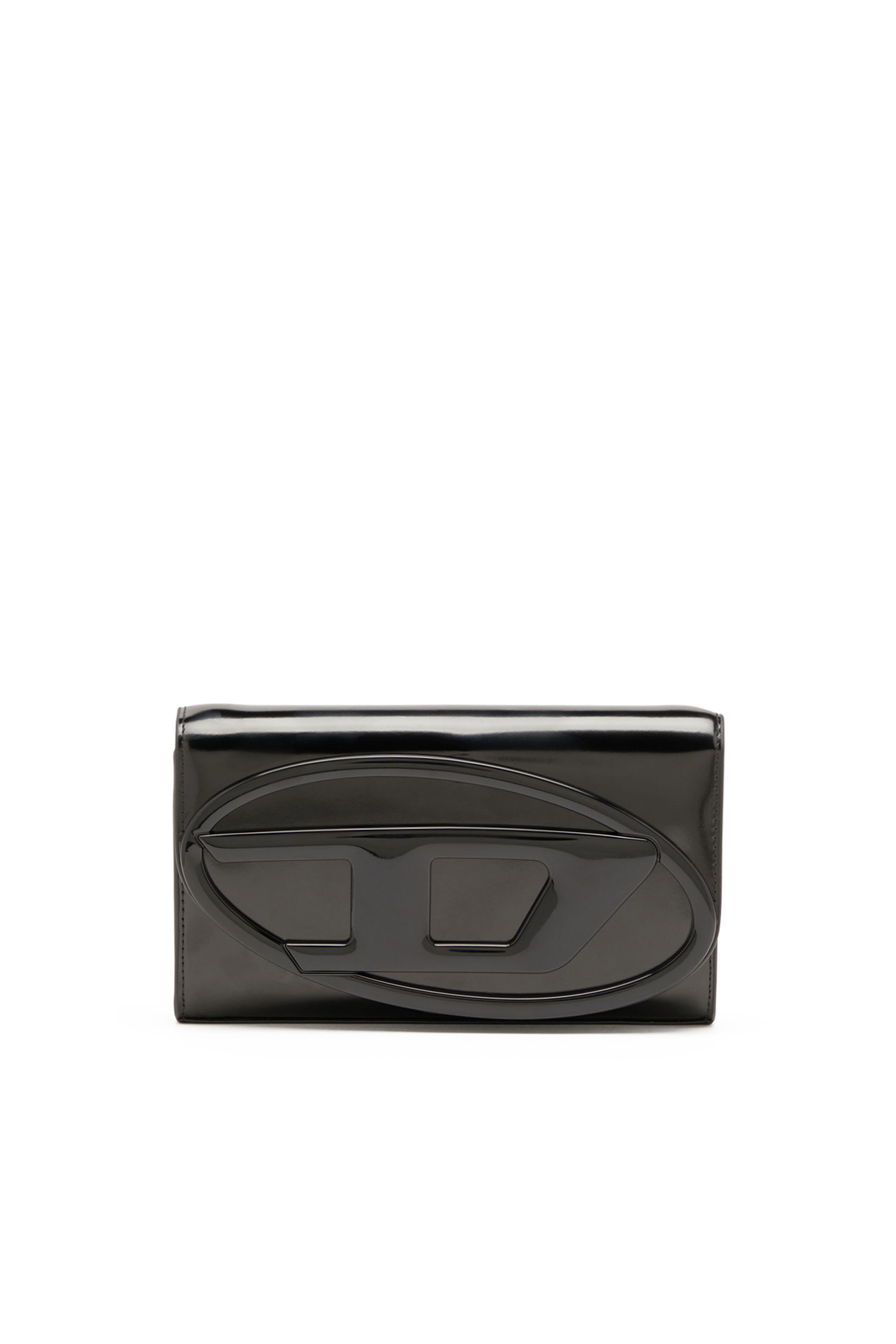 DIESEL 1DR WALLET STRAP グリッター ウォレットバッグ 1DR WALLET STRAP ウォレットバッグ｜ブラック｜ウィメンズ｜DIESEL