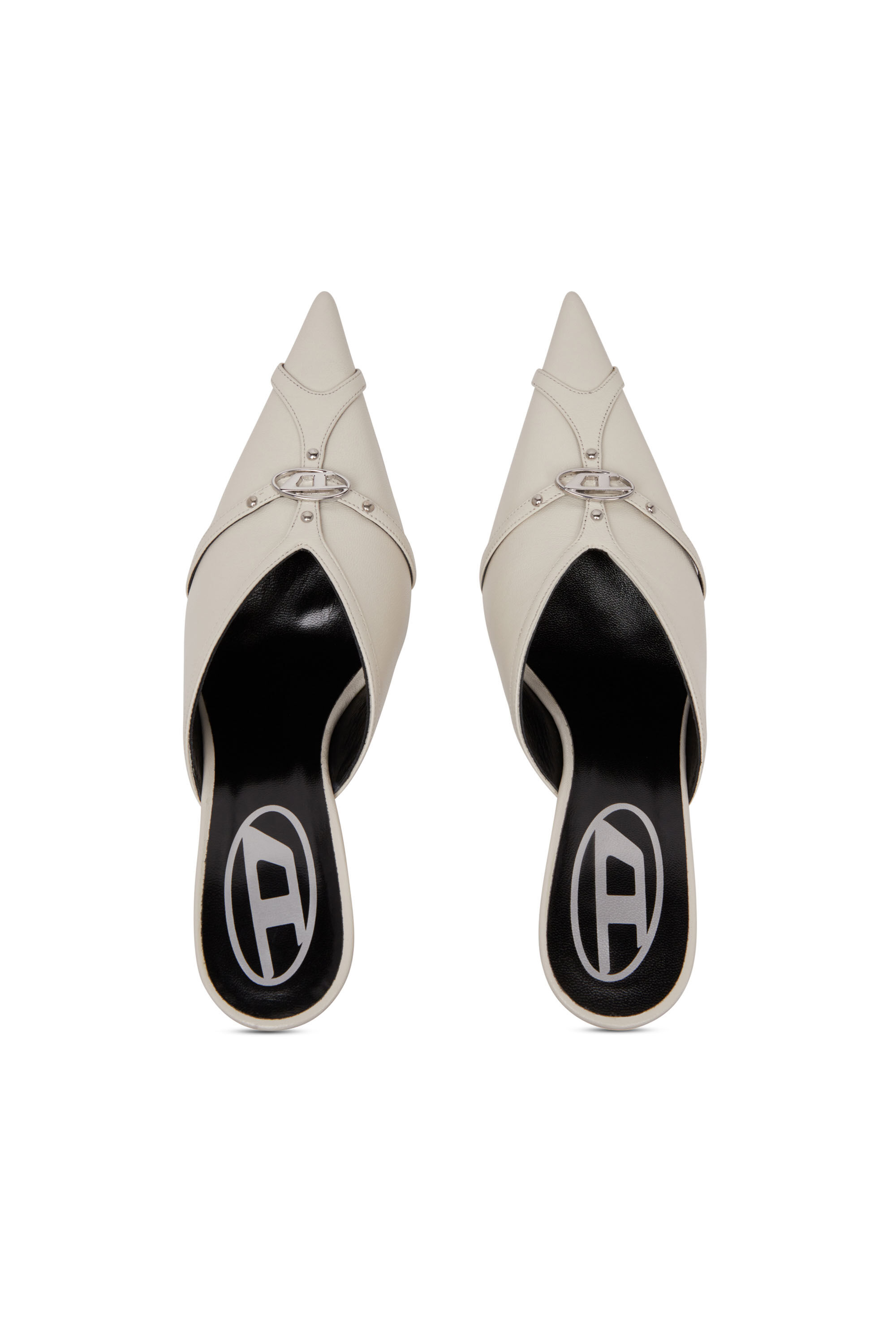 Diesel - D-ELECTRA ML, Woman's D-Electra ML - Stiletto mules with cage upper in null - 5