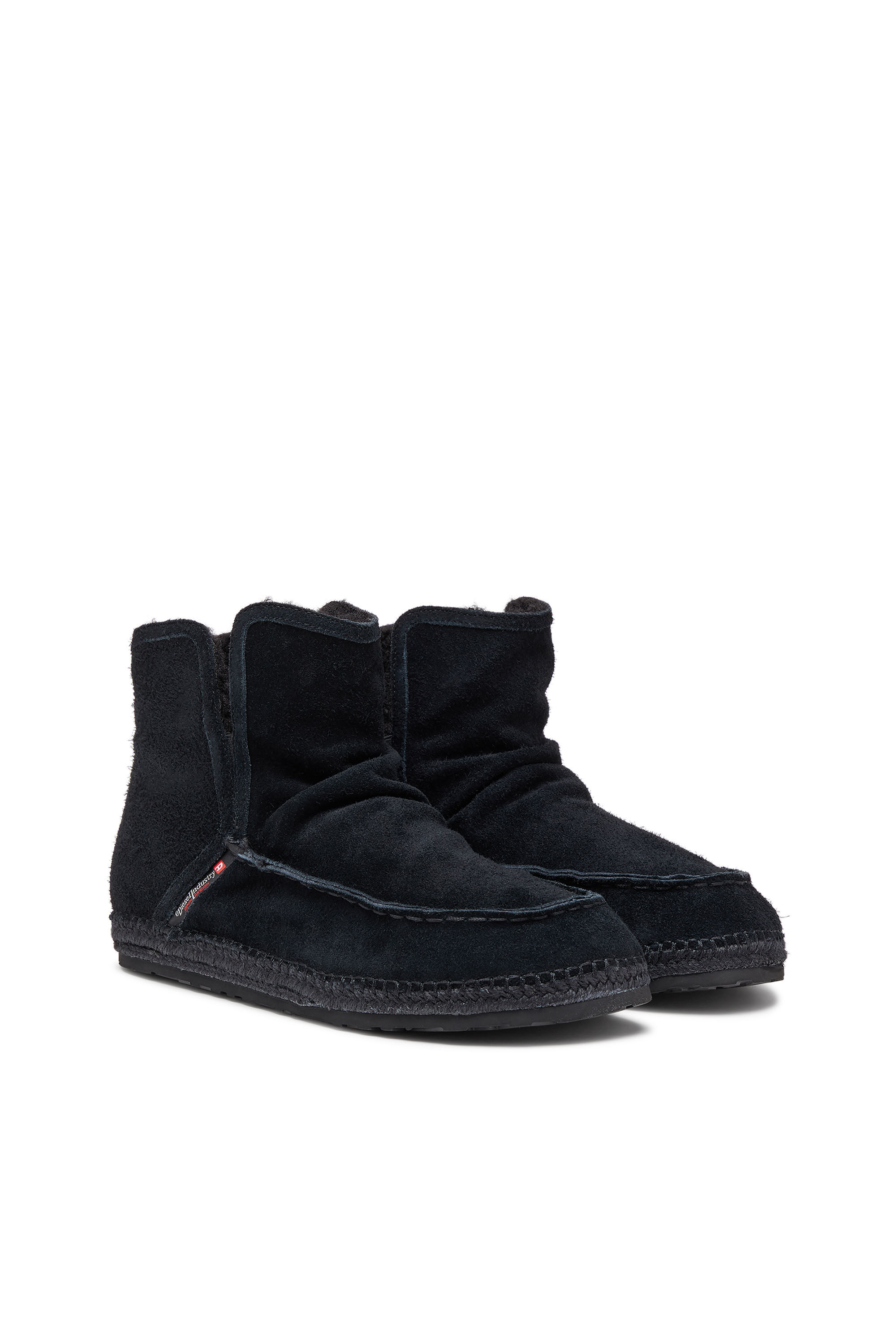 Lukas Men's D-Lukas - Leather ankle boots with internal lining | Black