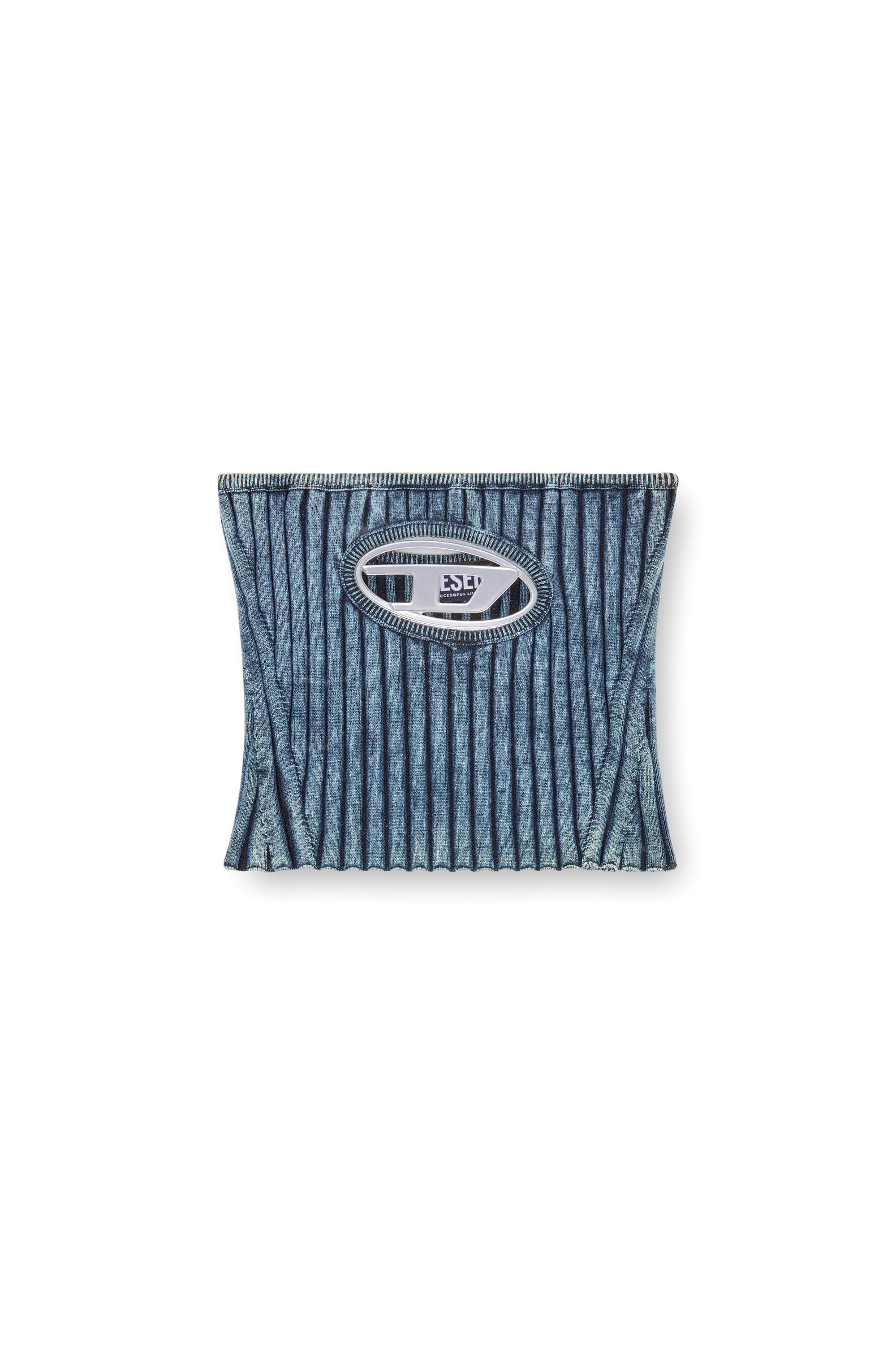 M-CLARKSVILLE Woman: Bandeau Top, cut out, D logo plaque M-CLARKSVILLE Woman: Bandeau Top, cut out, D logo plaque
