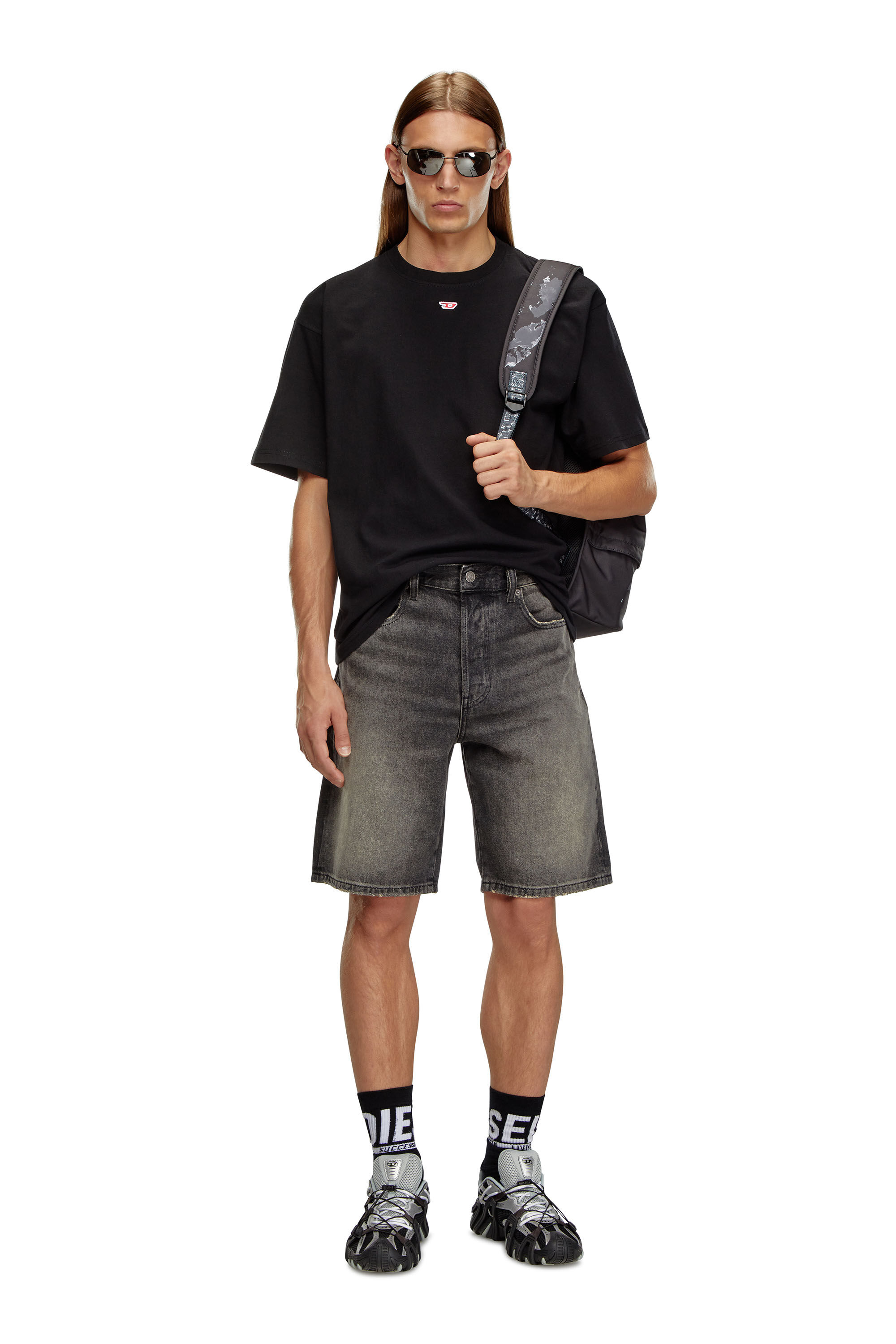 Diesel denim shorts mens sales