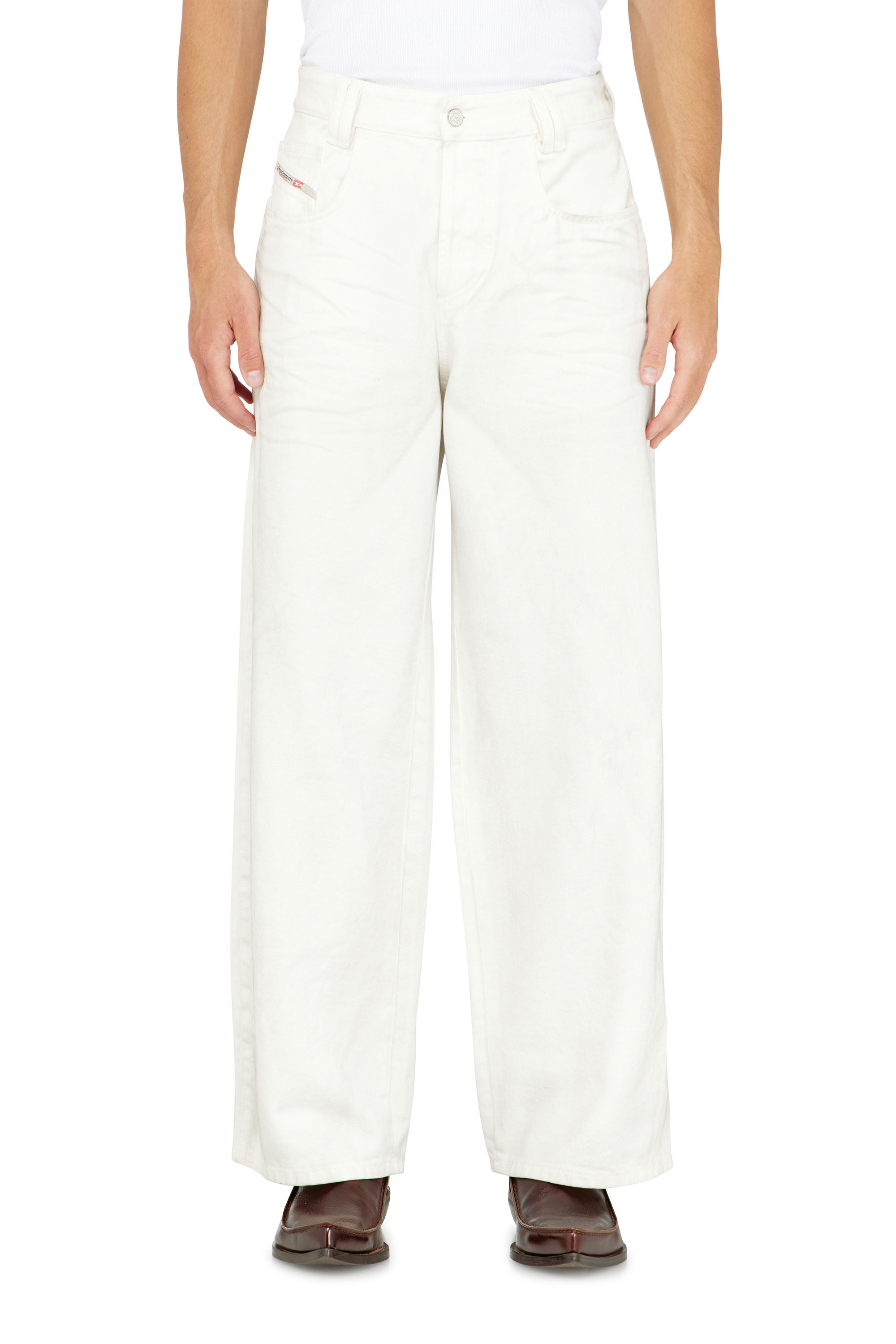 Diesel - Unisex's Relaxed Jeans 1982 D-Hakou 007GG, White - 4