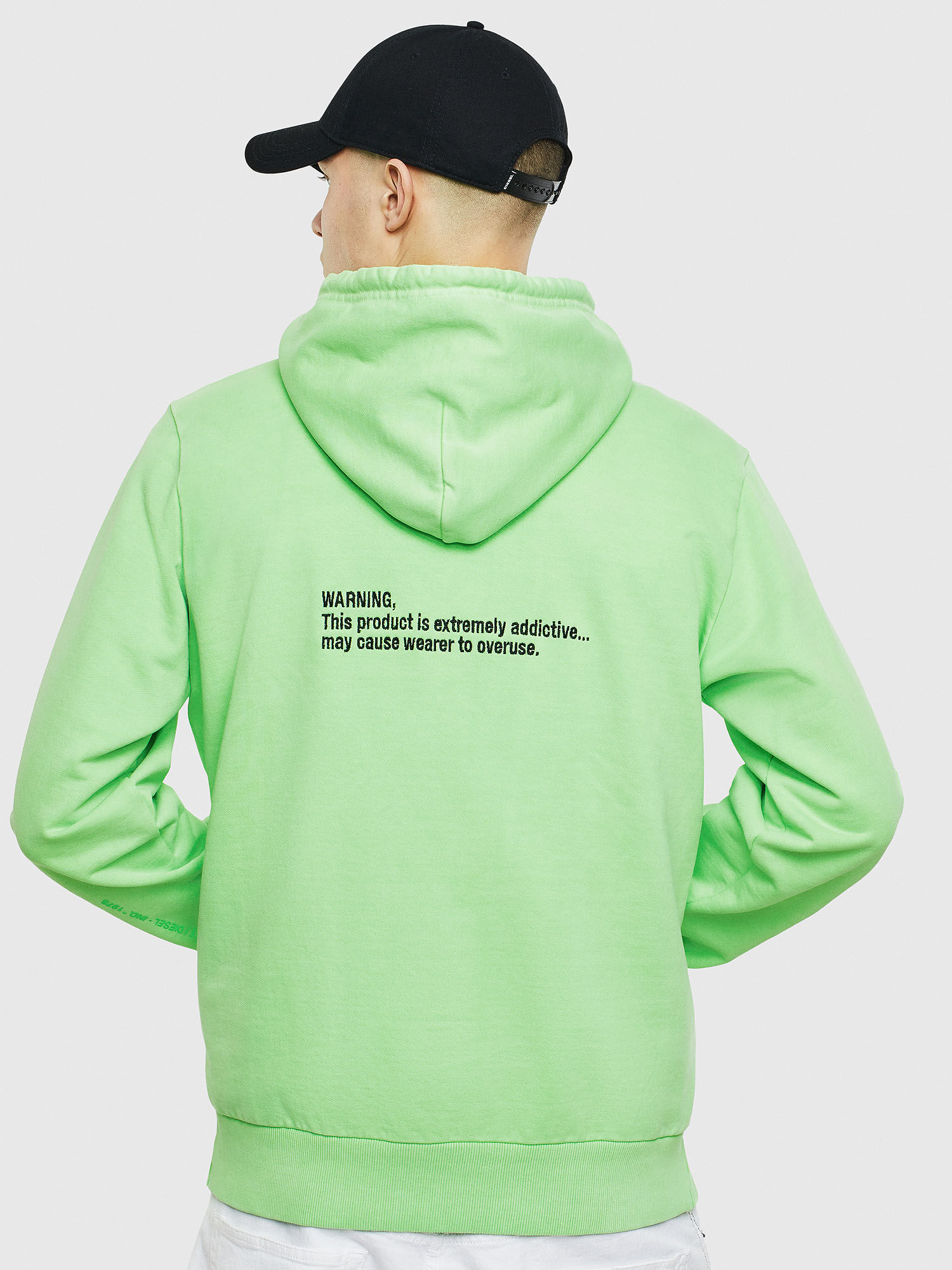 diesel green hoodie